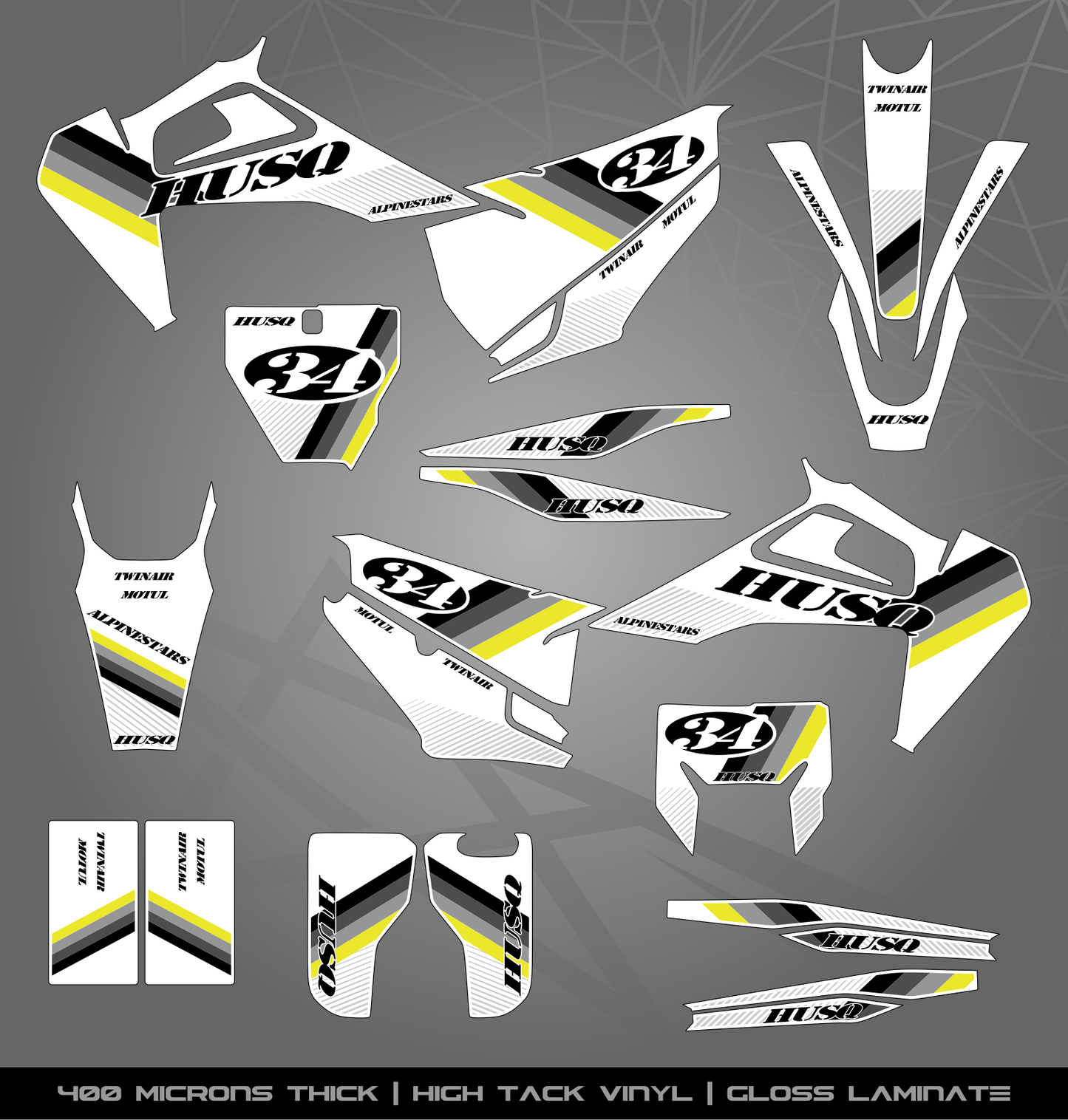 Full Sticker Kit for Husqvarna MX / Enduro bike