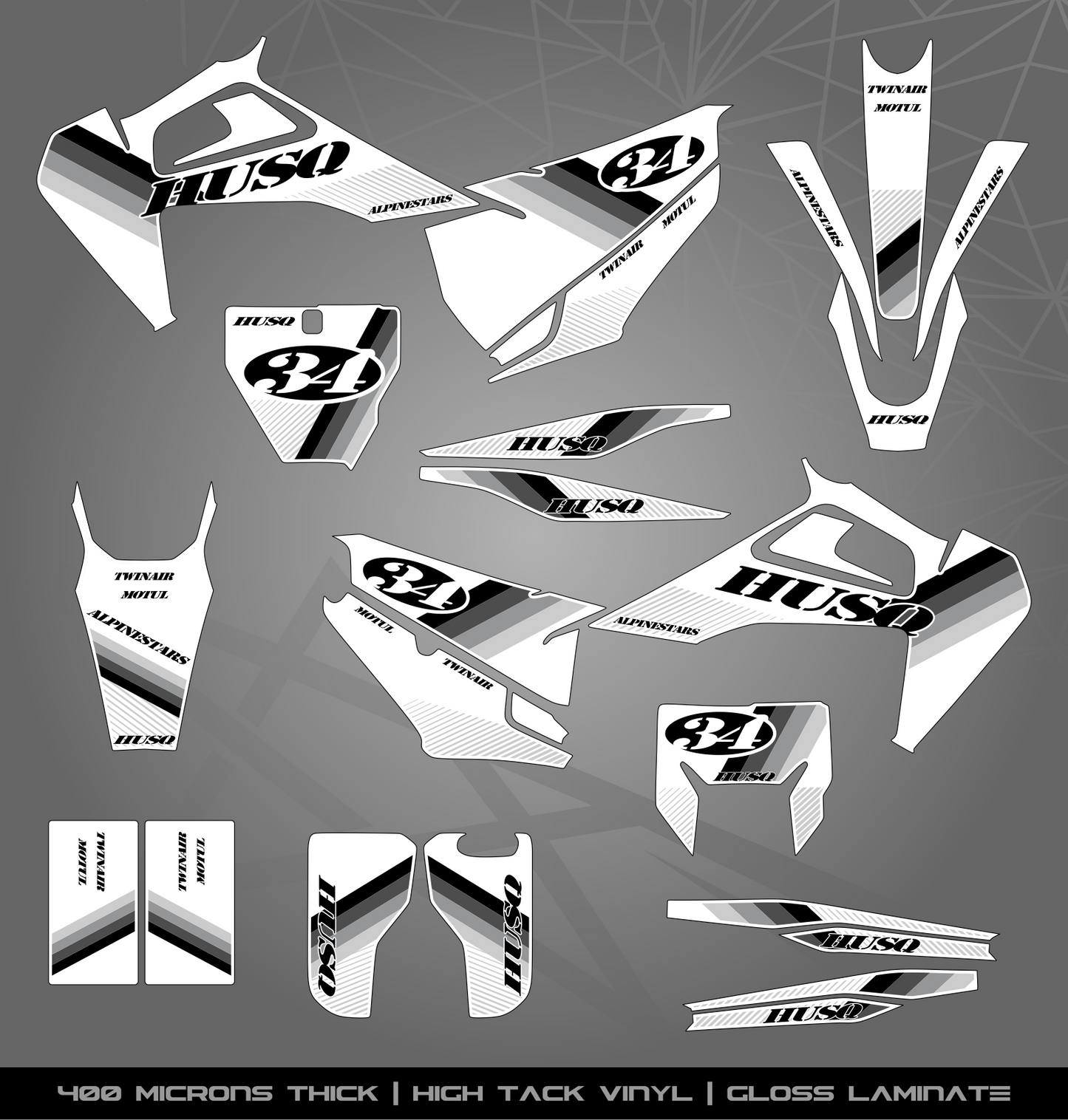 Full Sticker Kit for Husqvarna MX / Enduro bike