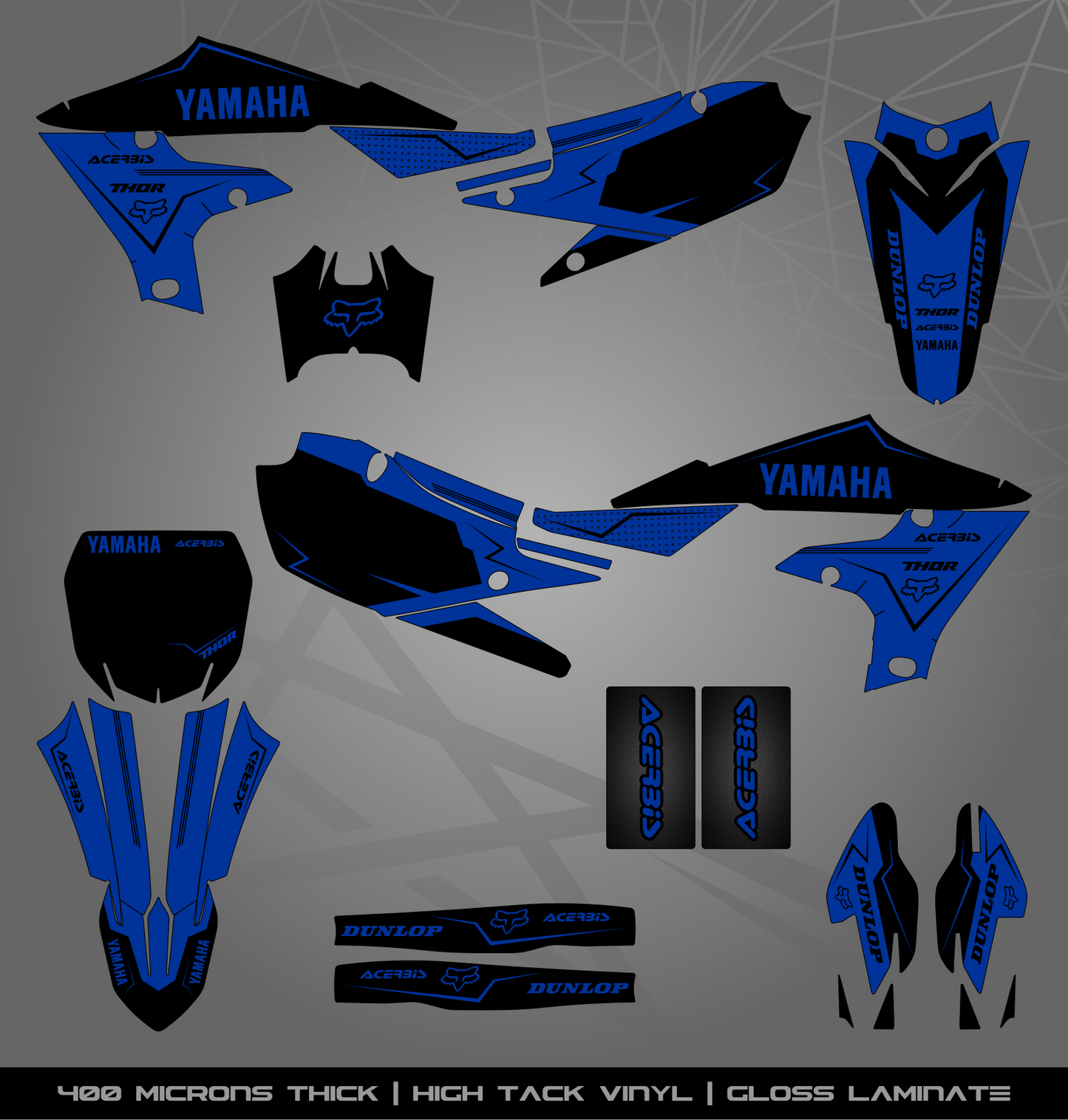 Full Sticker Kit for Yamaha MX bike