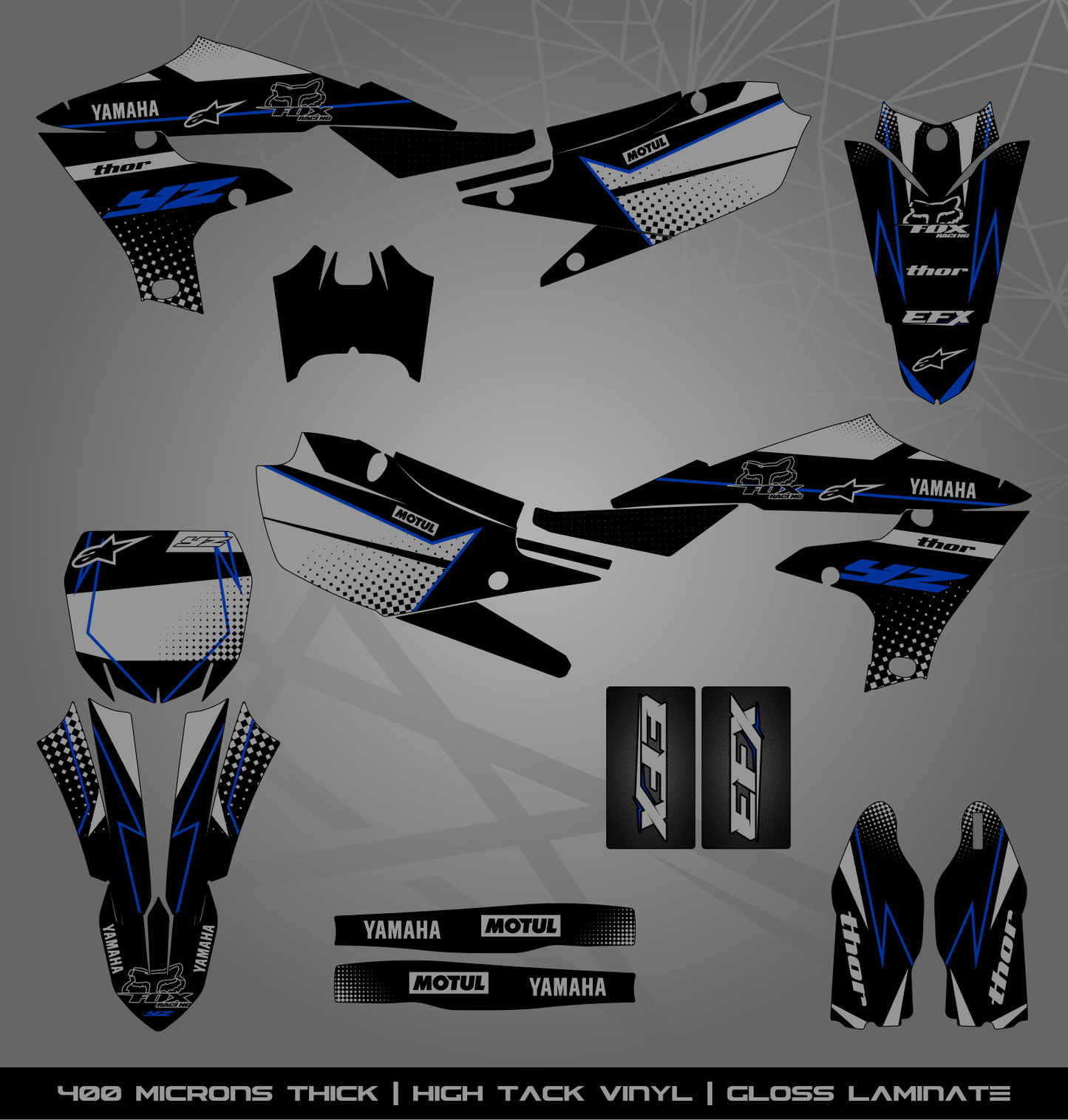 Full Sticker Kit for Yamaha MX bike
