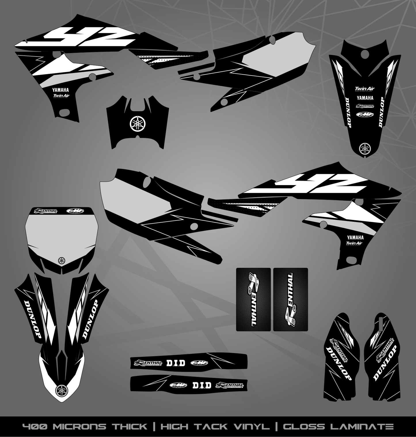 Full Sticker Kit for Yamaha MX bike