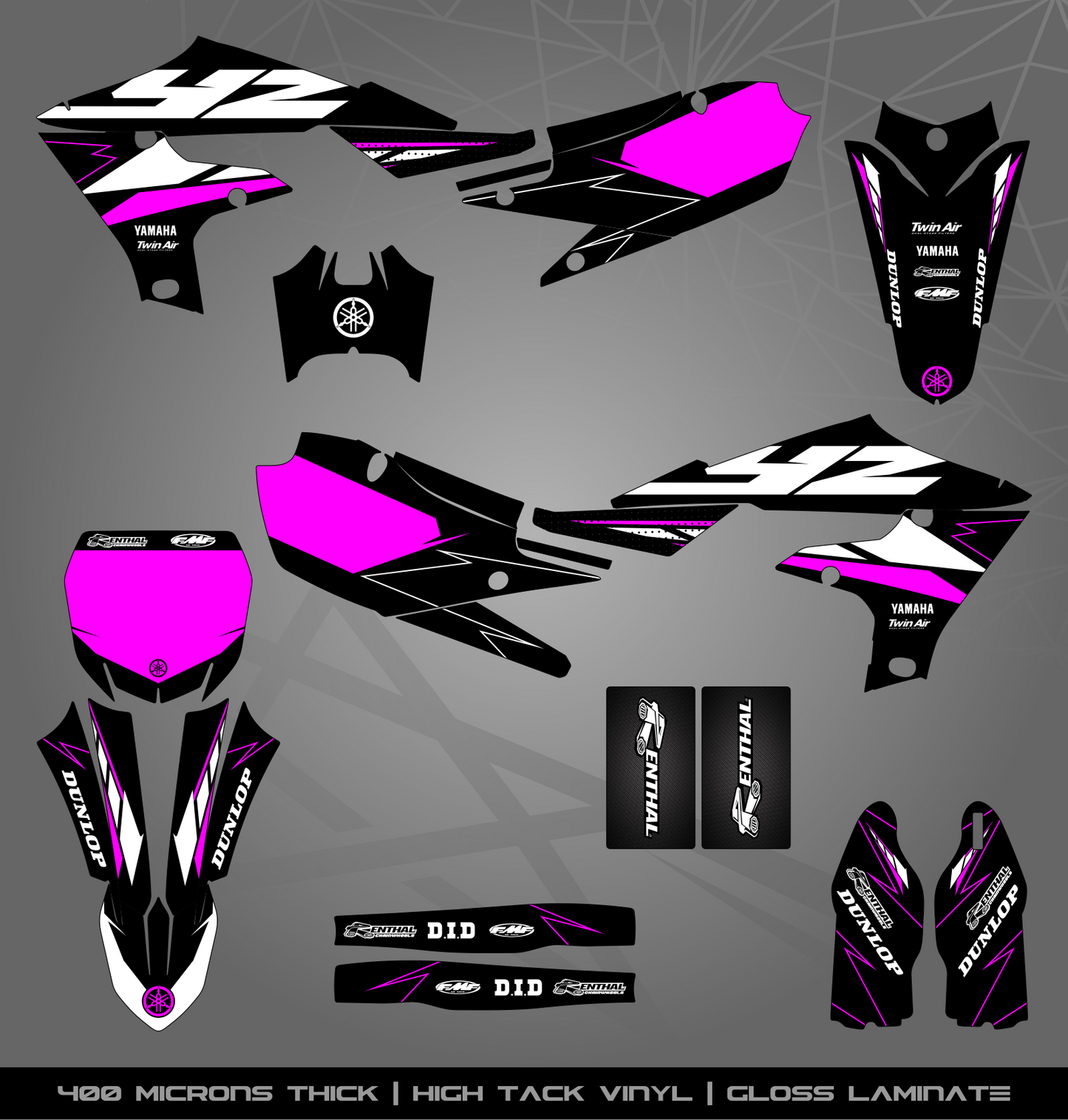 Full Sticker Kit for Yamaha MX bike