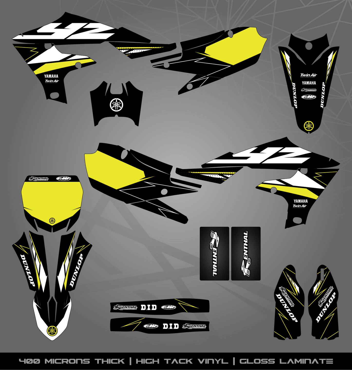 Full Sticker Kit for Yamaha MX bike