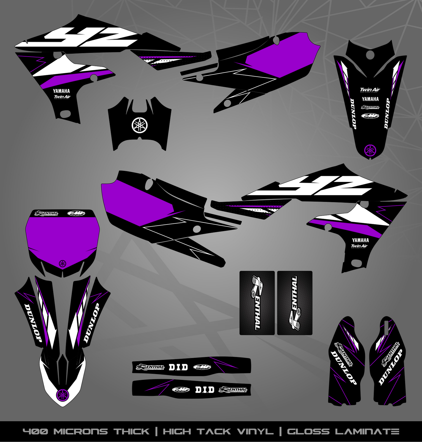Full Sticker Kit for Yamaha MX bike
