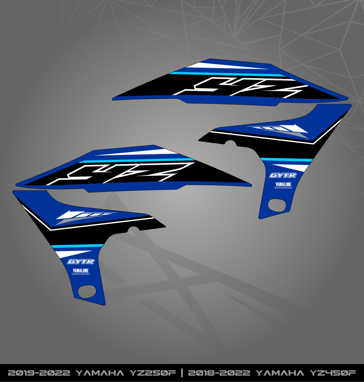 Partial Sticker Kit for Yamaha YZ 250 F (2019-2022) | YZ 450 F (2018-2022)