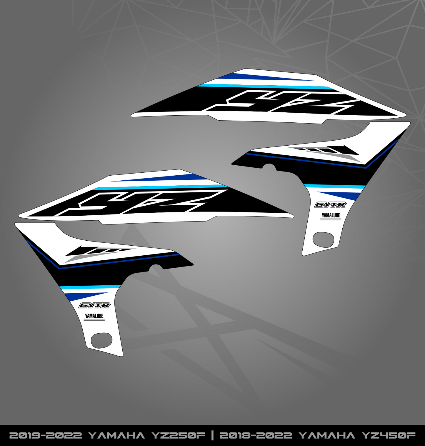 Partial Sticker Kit for Yamaha YZ 250 F (2019-2022) | YZ 450 F (2018-2022)