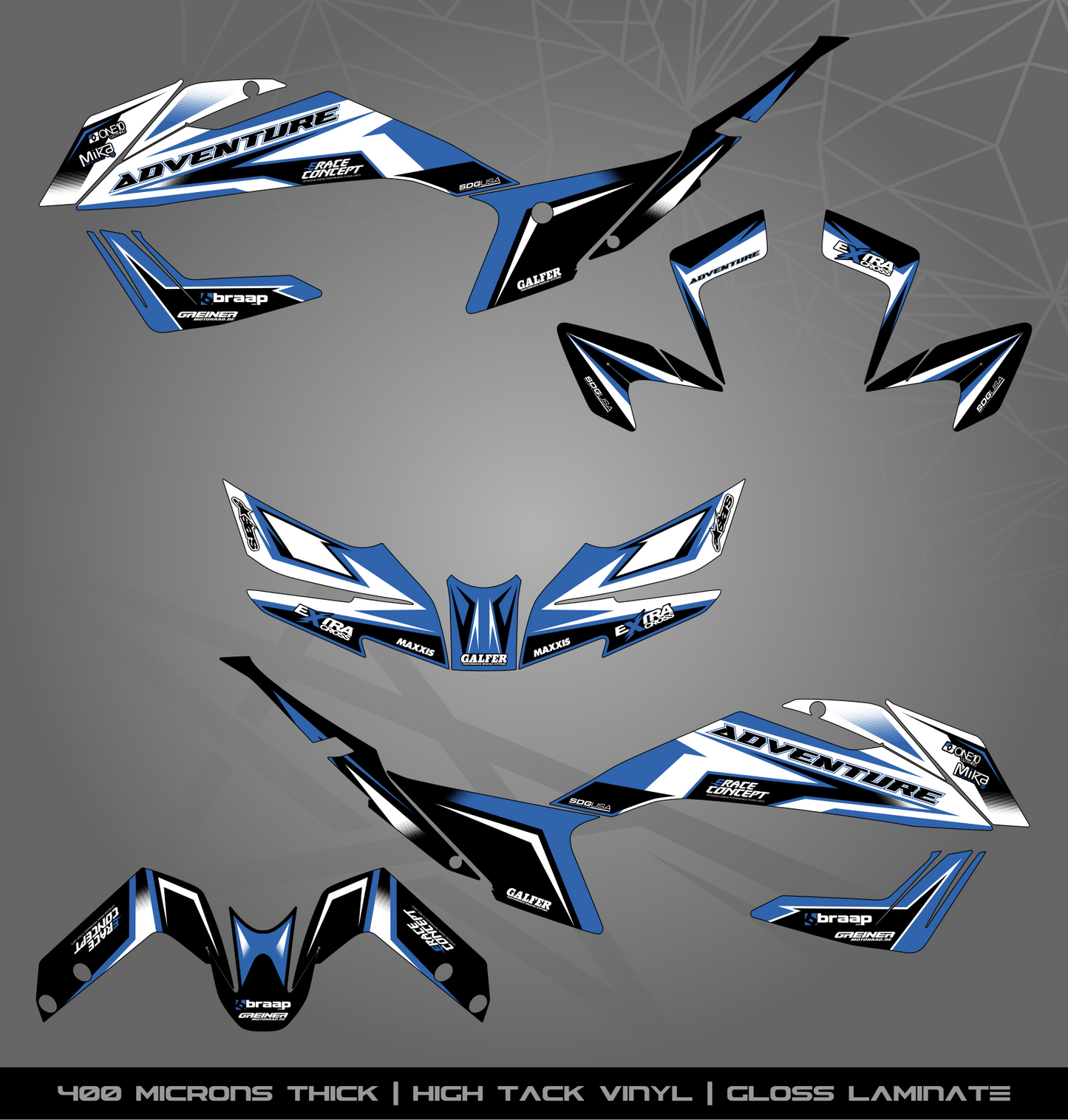 Full Sticker Kit for KTM 390 Adventure (2020-2024)