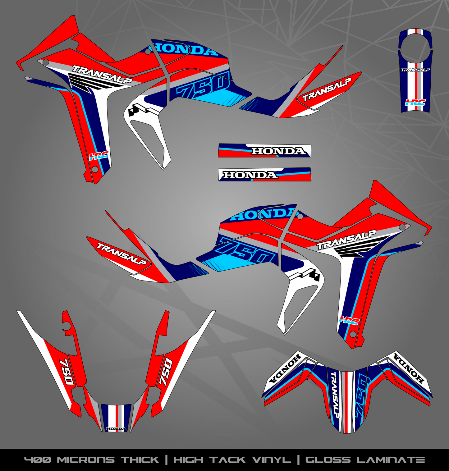 Full Sticker Kit for Honda Transalp 750 (2023-2024)