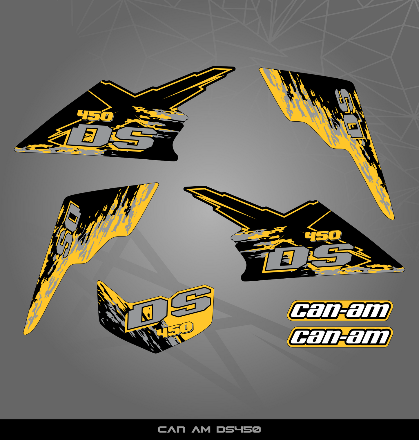 Partial Sticker Kit for Can Am DS 450