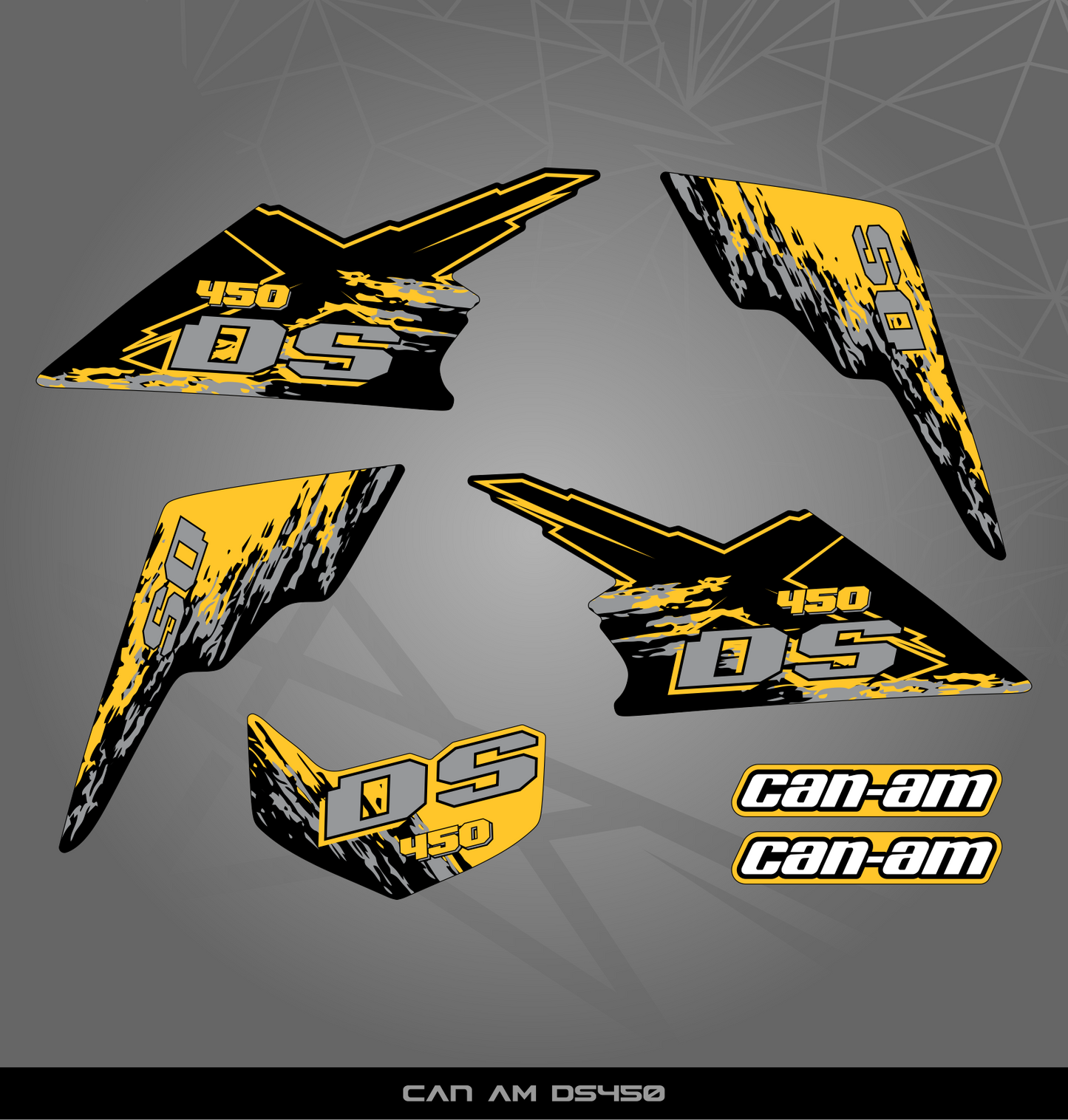 Partial Sticker Kit for Can Am DS 450