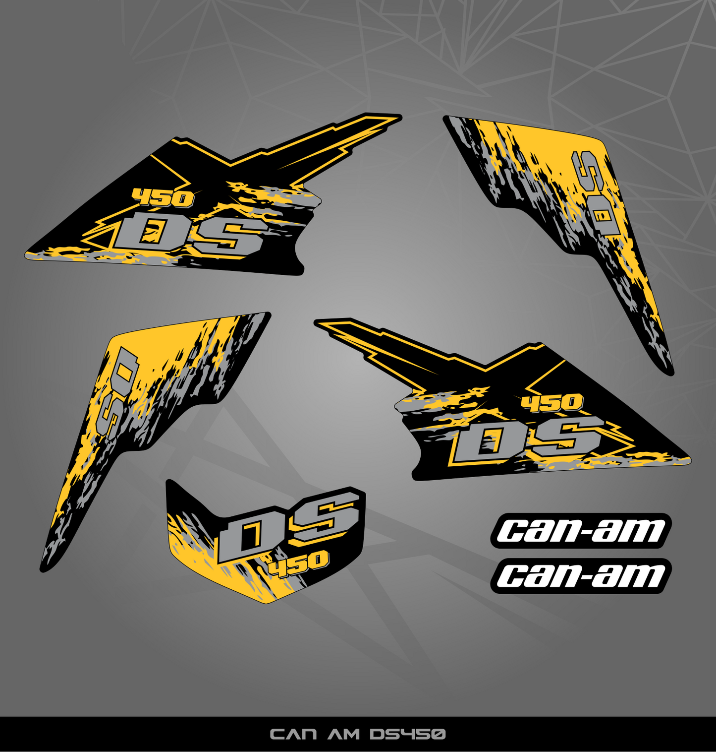 Partial Sticker Kit for Can Am DS 450