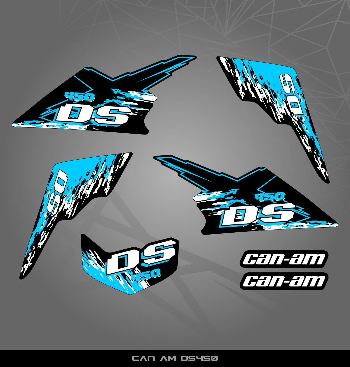Partial Sticker Kit for Can Am DS 450