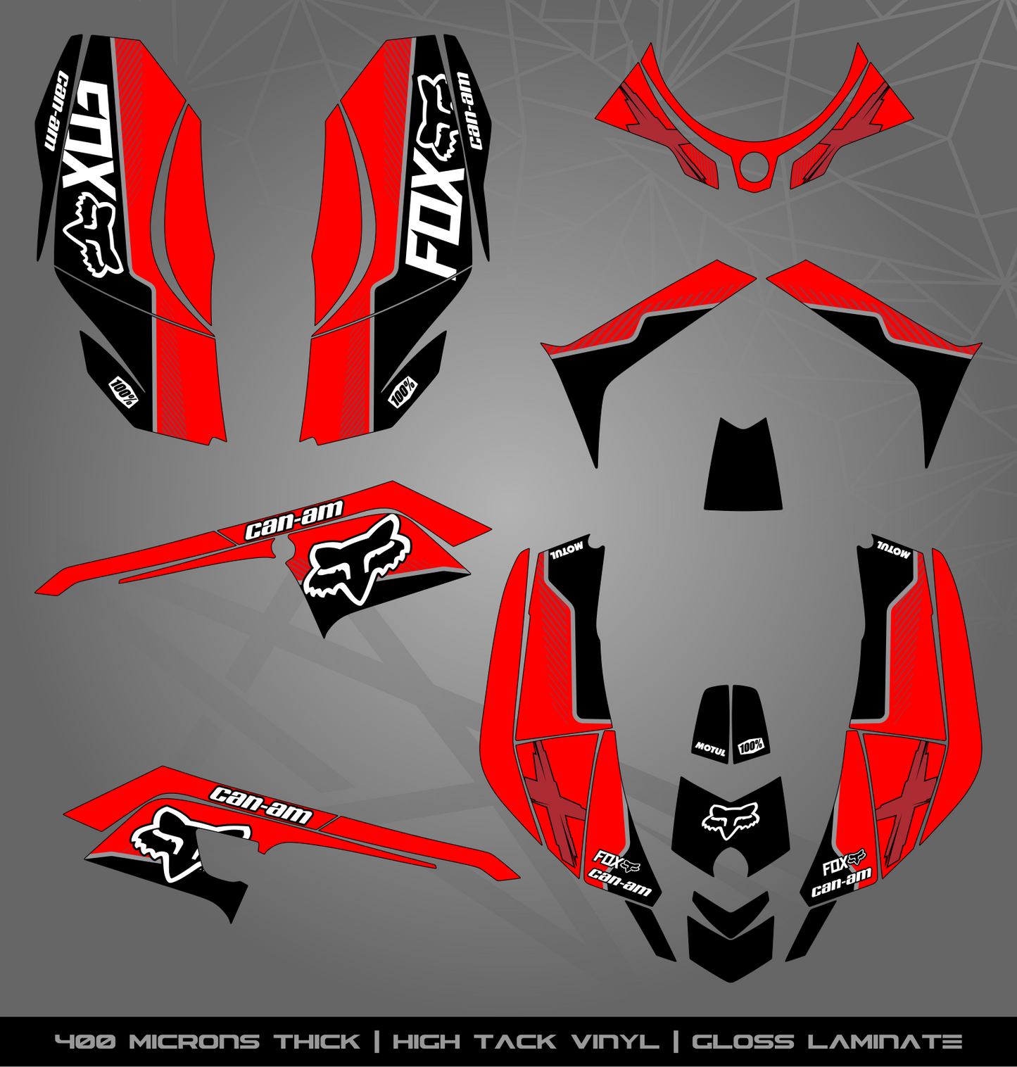 Full Sticker Kit for Can Am DS 250