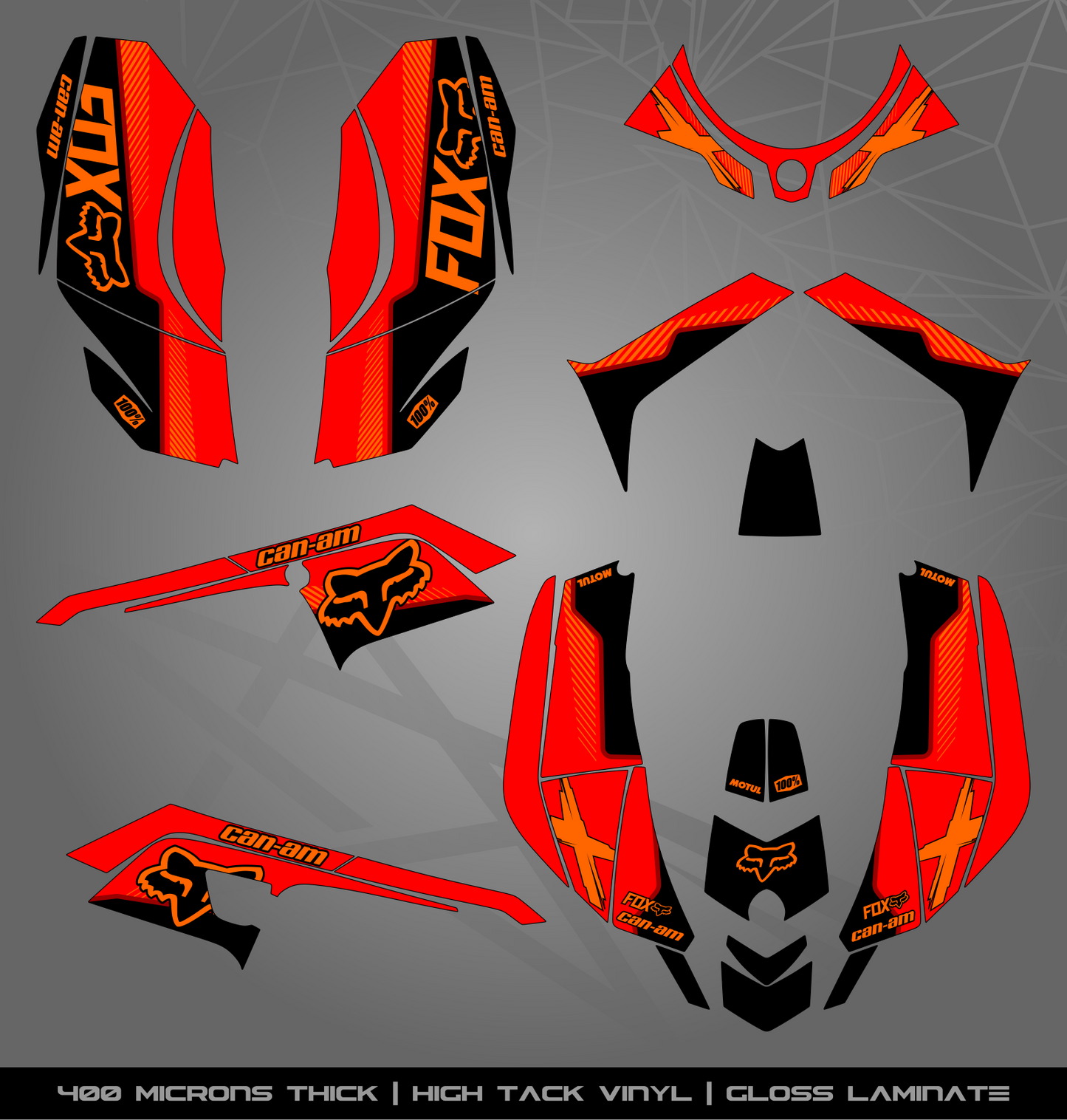 Full Sticker Kit for Can Am DS 250