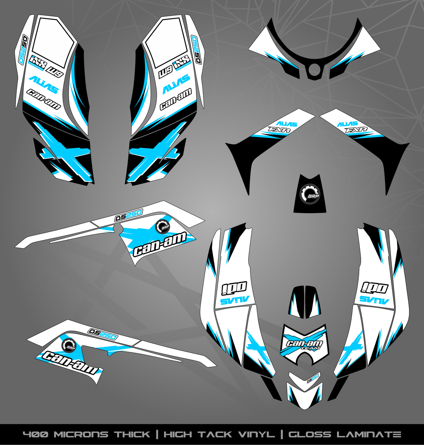 Full Sticker Kit for Can Am DS 250