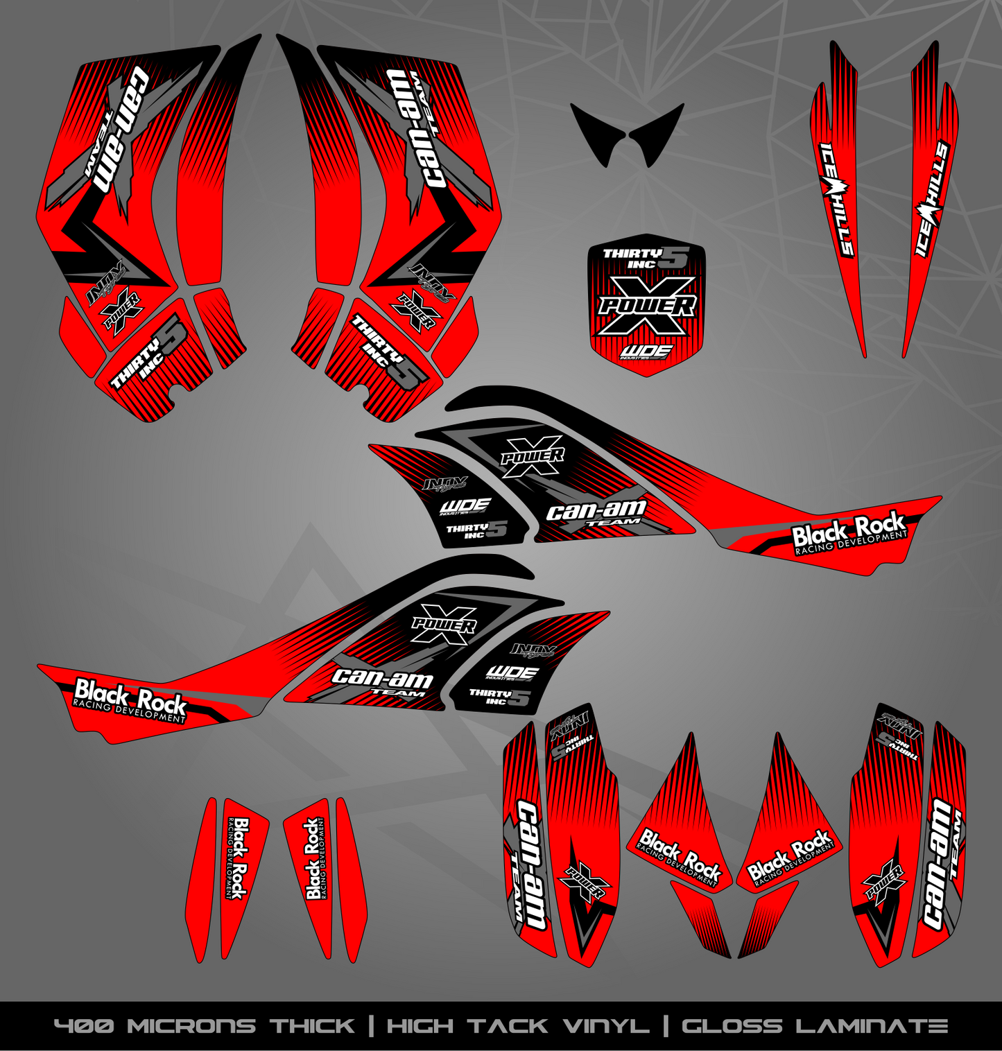 Full Sticker Kit for Can Am DS 450