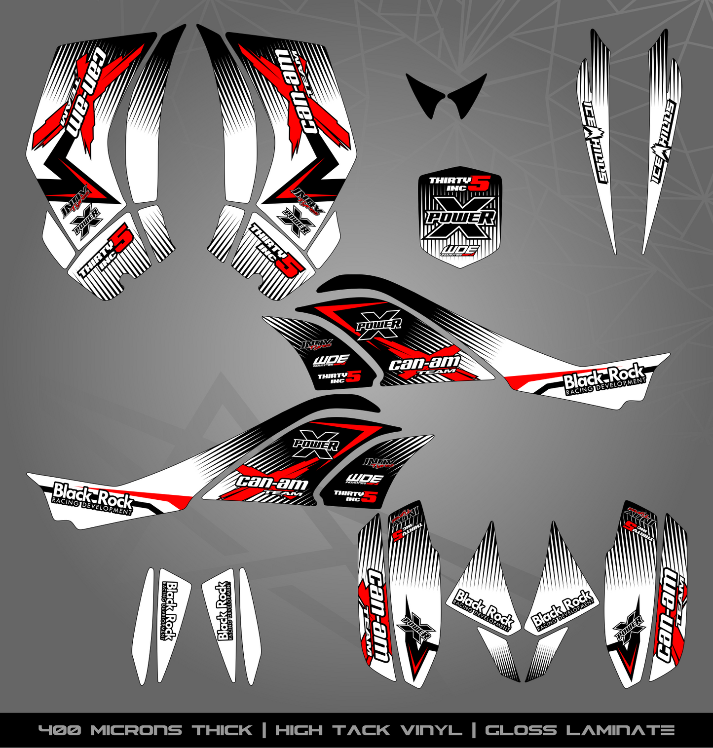 Full Sticker Kit for Can Am DS 450