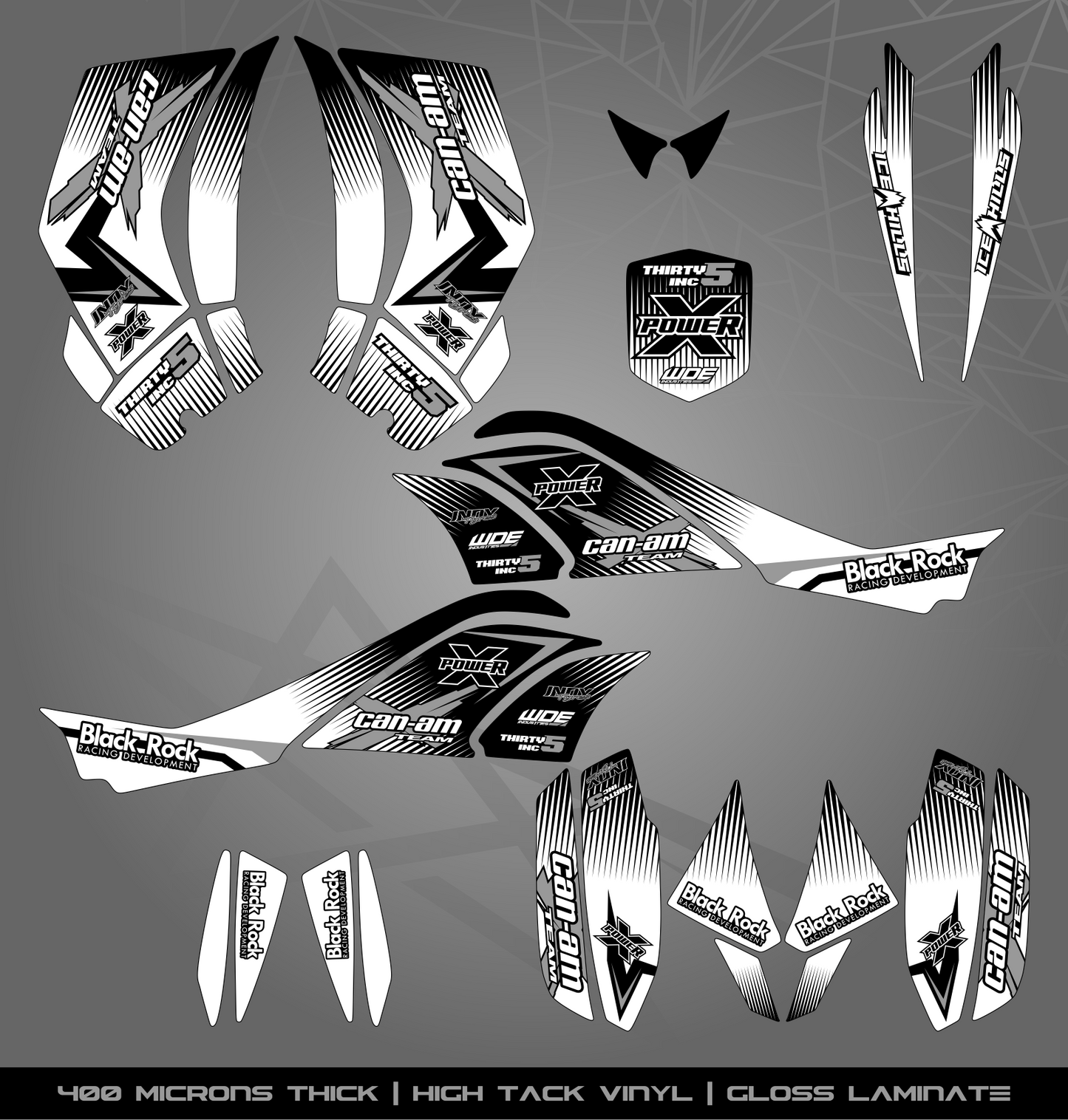 Full Sticker Kit for Can Am DS 450