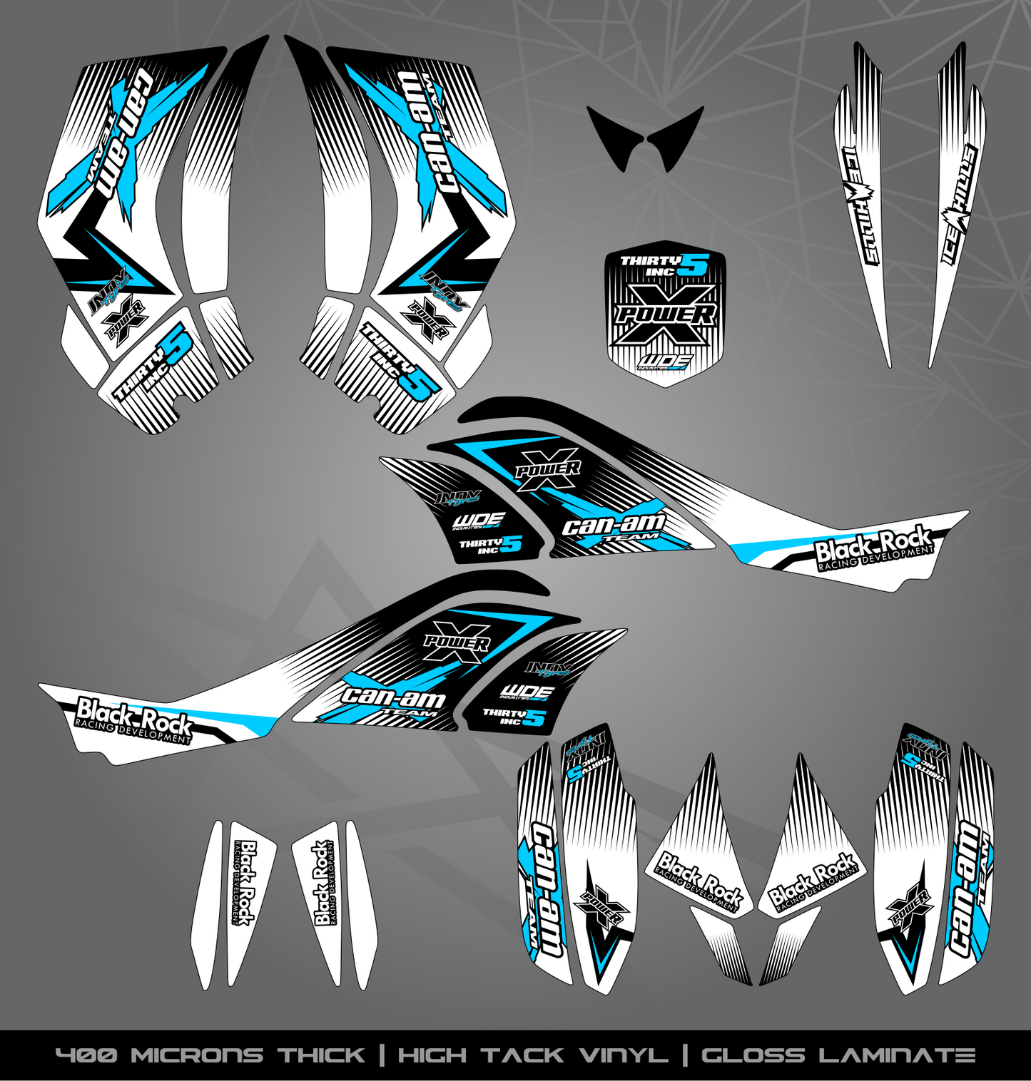 Full Sticker Kit for Can Am DS 450