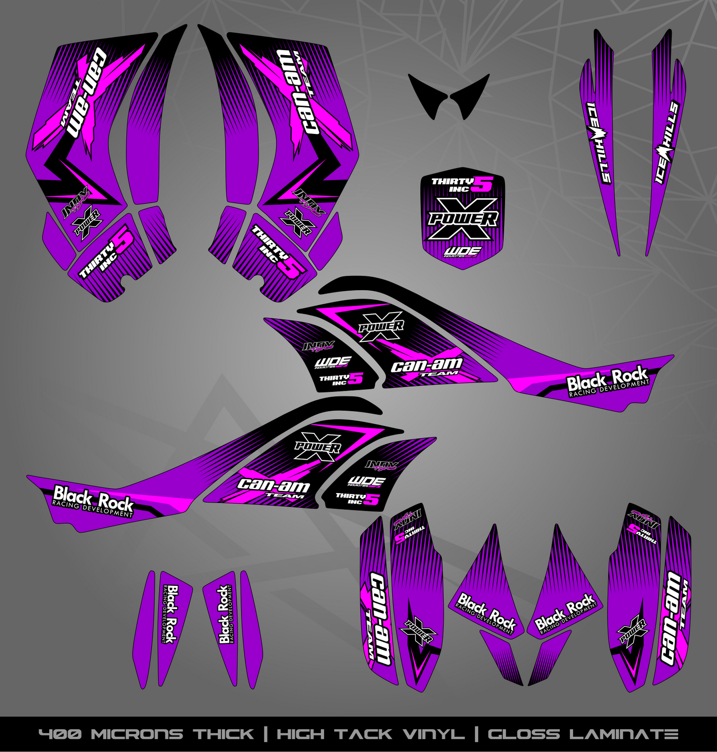 Full Sticker Kit for Can Am DS 450