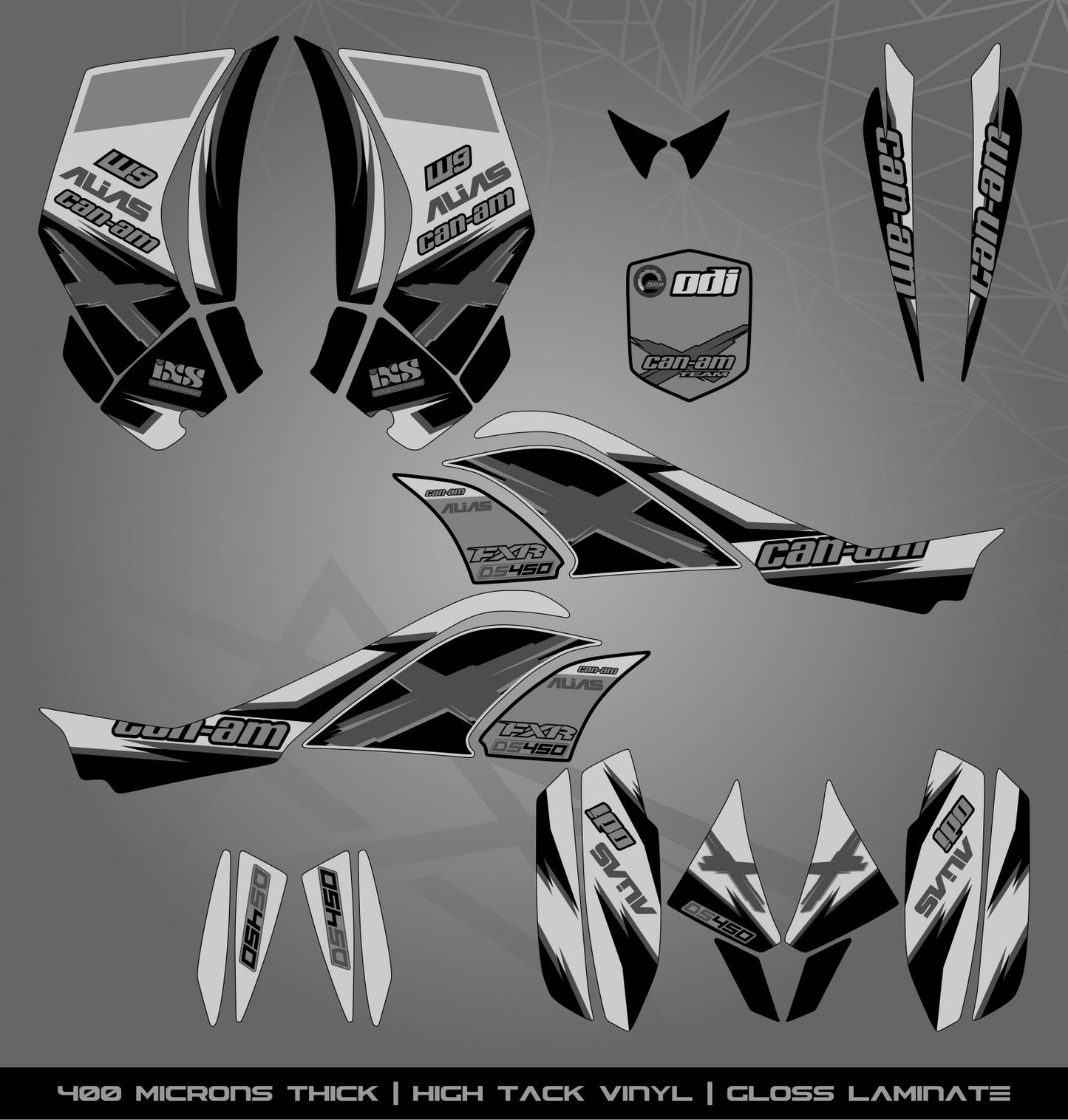Full Sticker Kit for Can Am DS 450