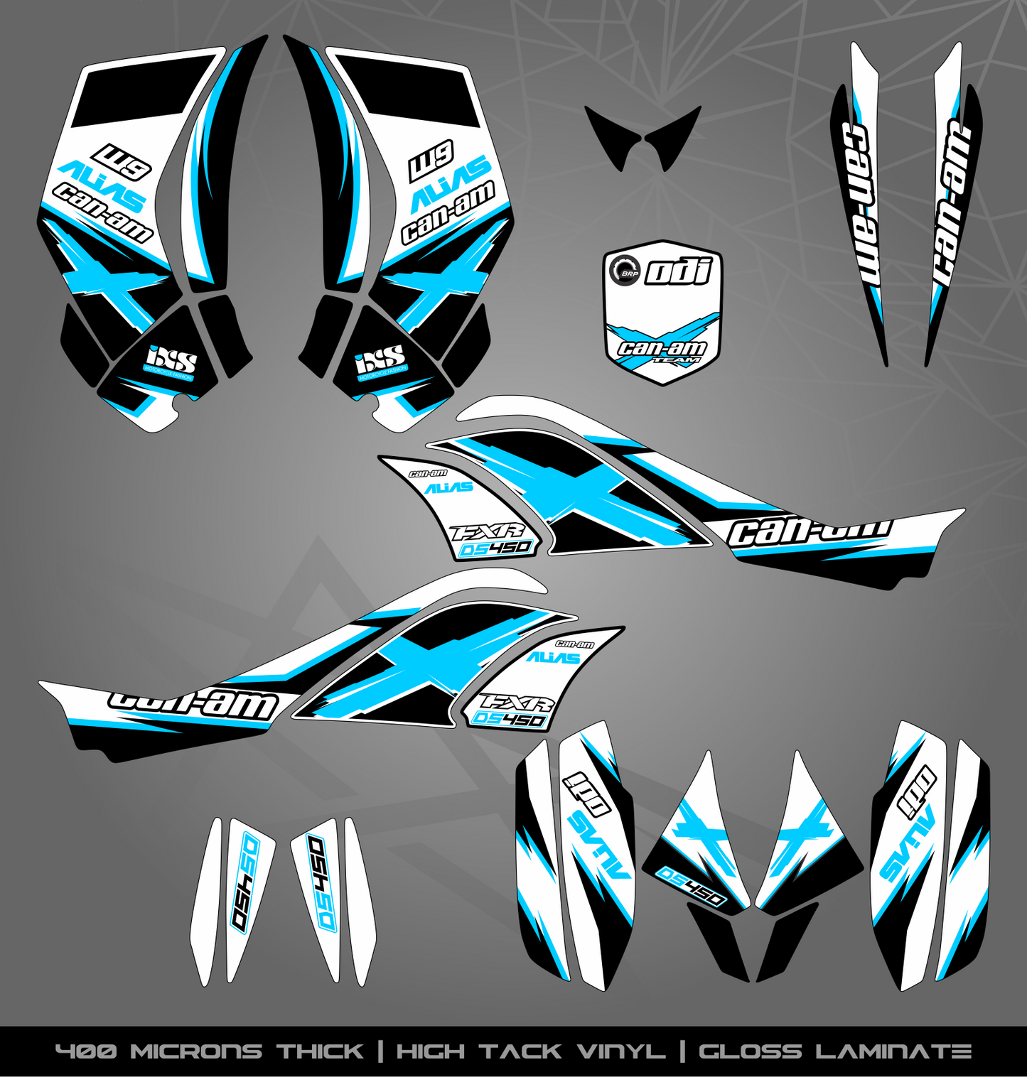 Full Sticker Kit for Can Am DS 450
