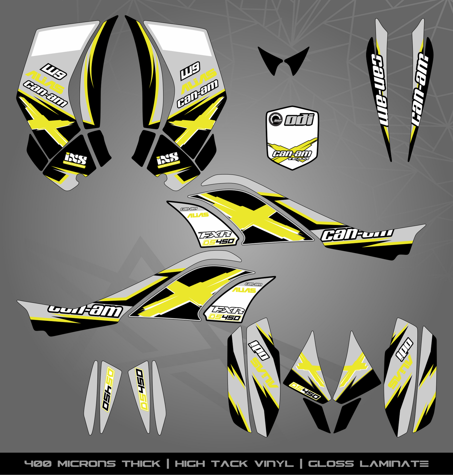 Full Sticker Kit for Can Am DS 450
