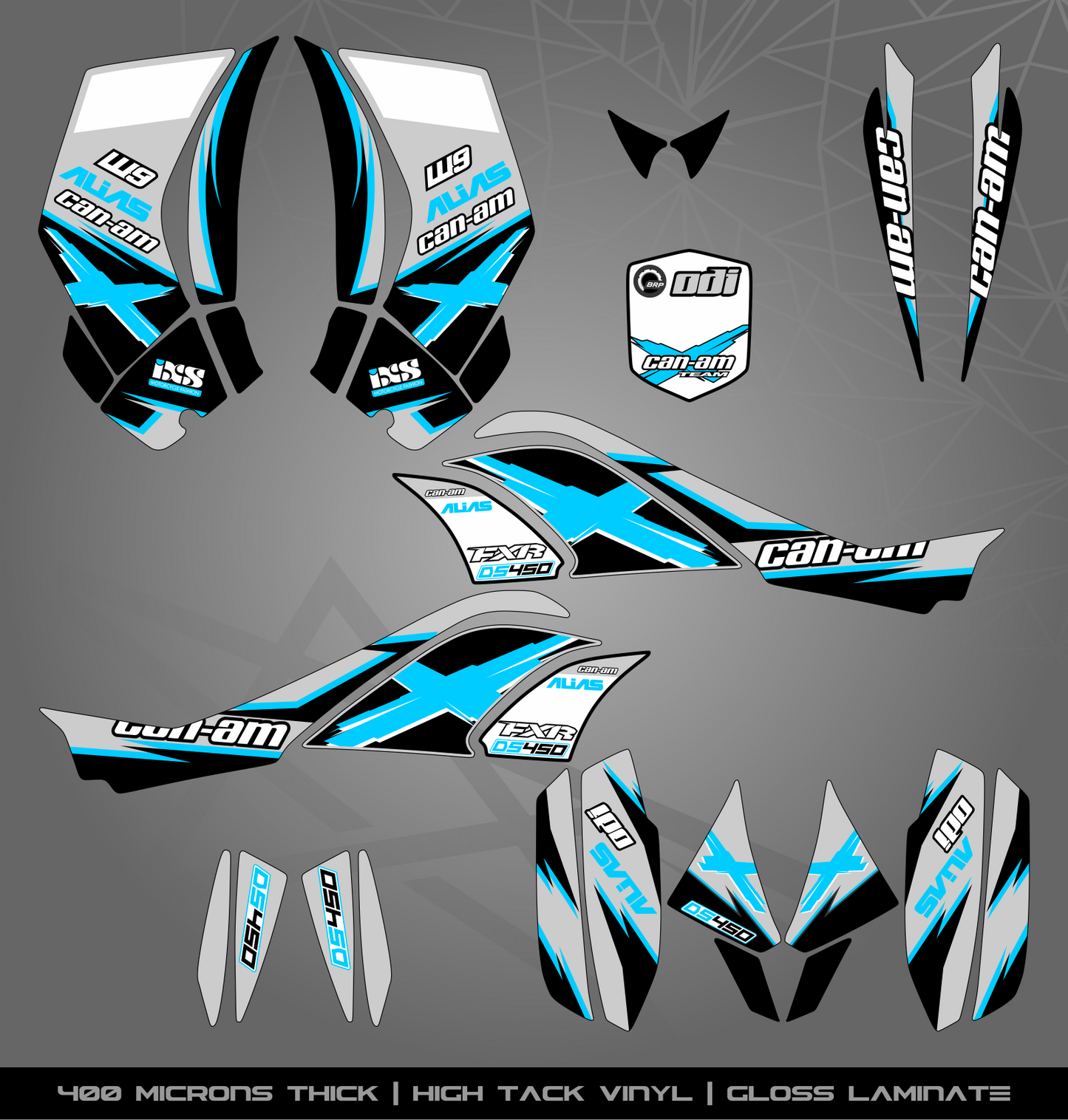 Full Sticker Kit for Can Am DS 450
