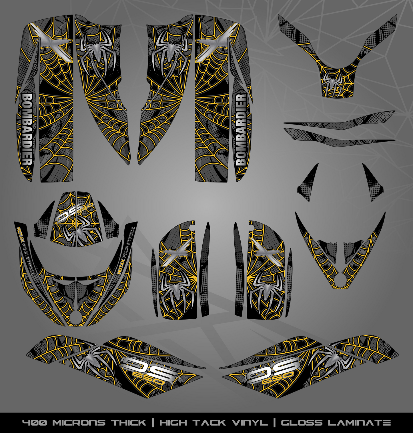 Full Sticker Kit for Bombardier DS 650