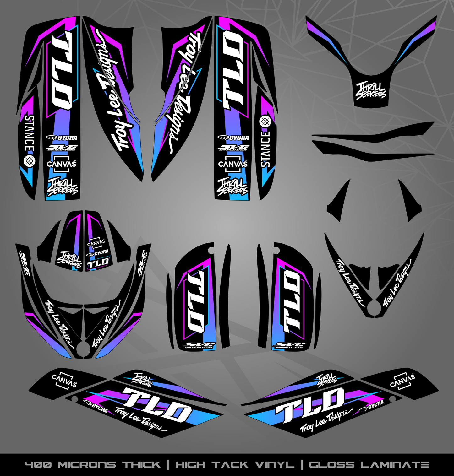 Full Sticker Kit for Bombardier DS 650