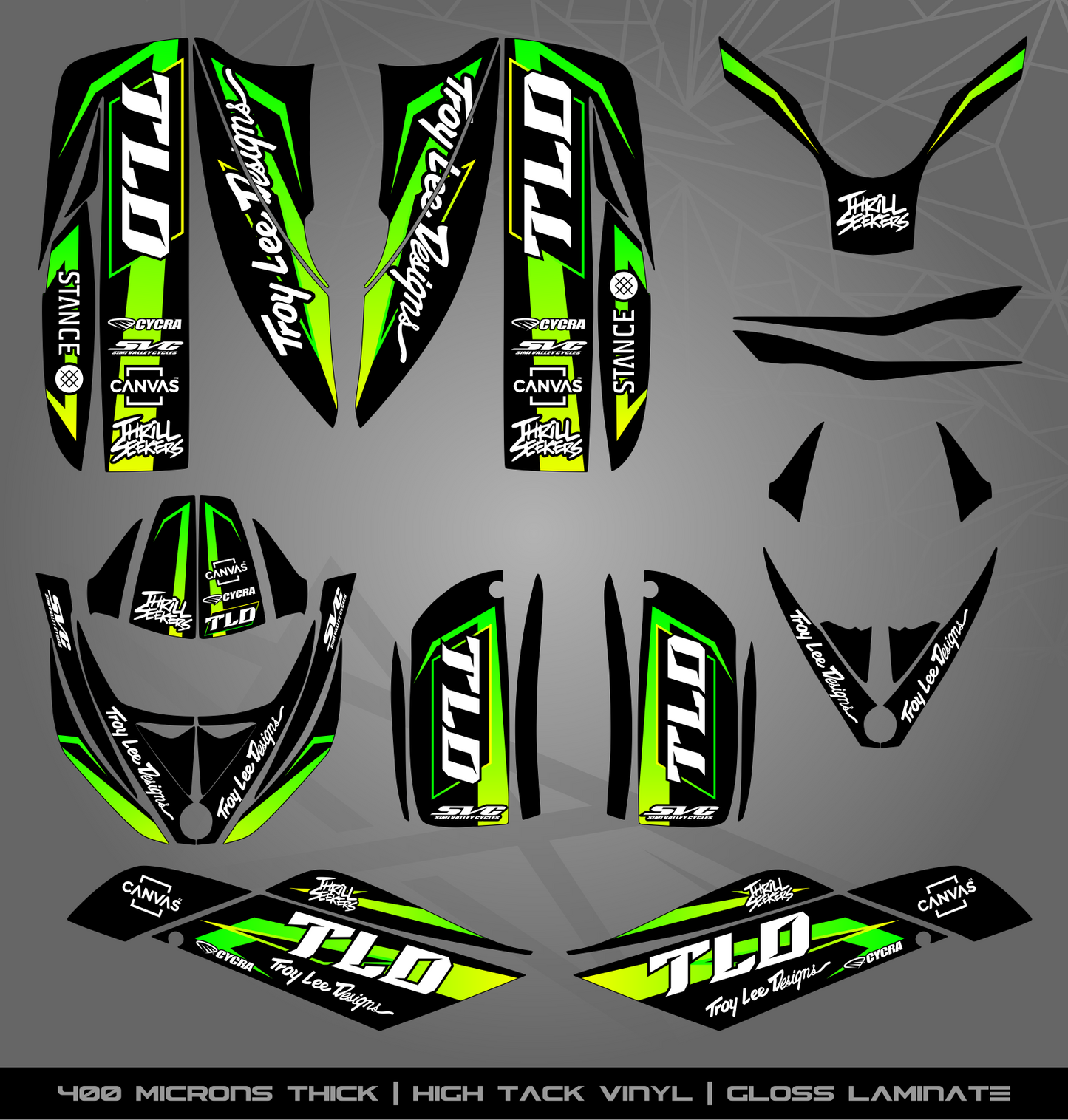 Full Sticker Kit for Bombardier DS 650