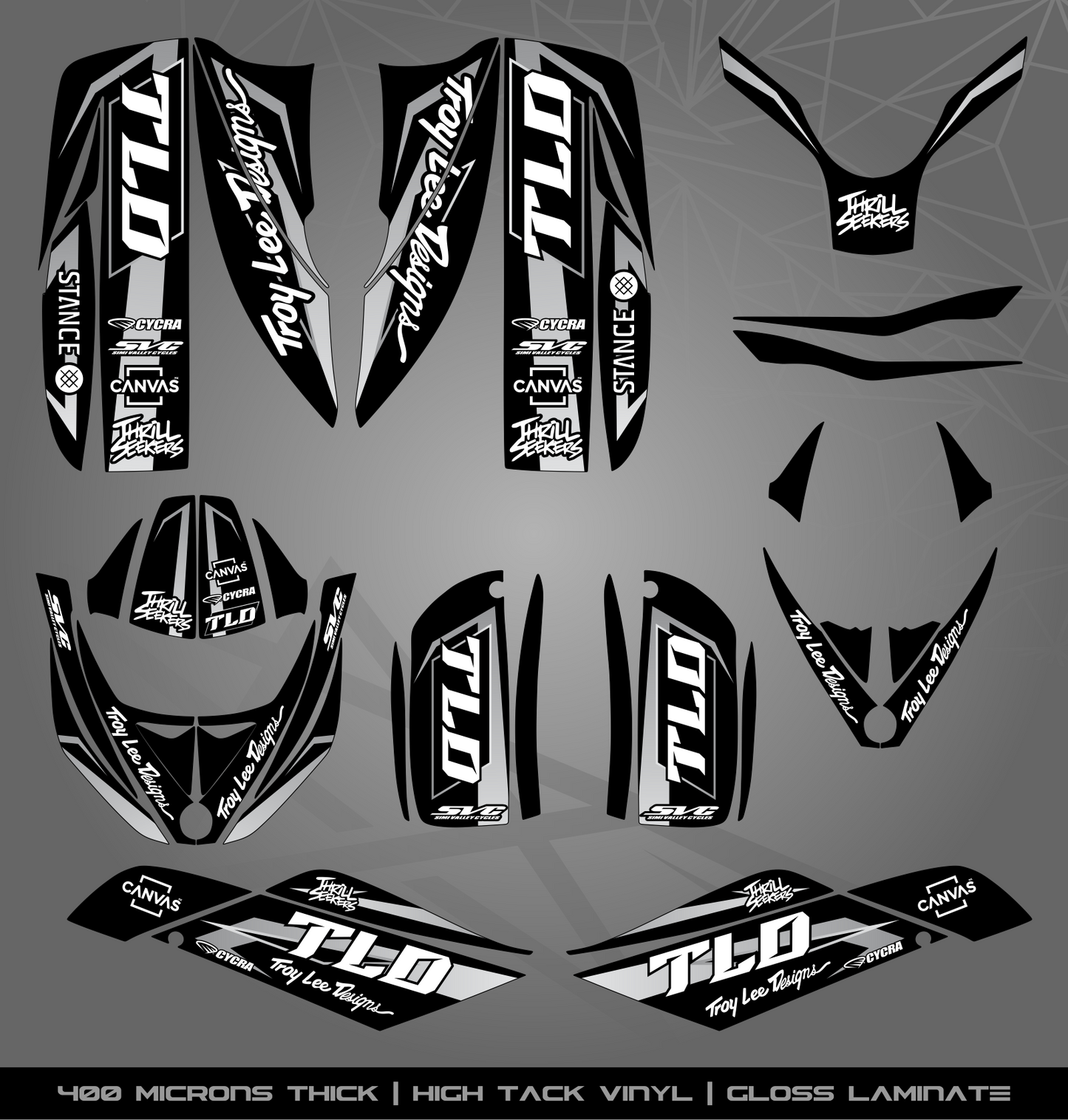 Full Sticker Kit for Bombardier DS 650