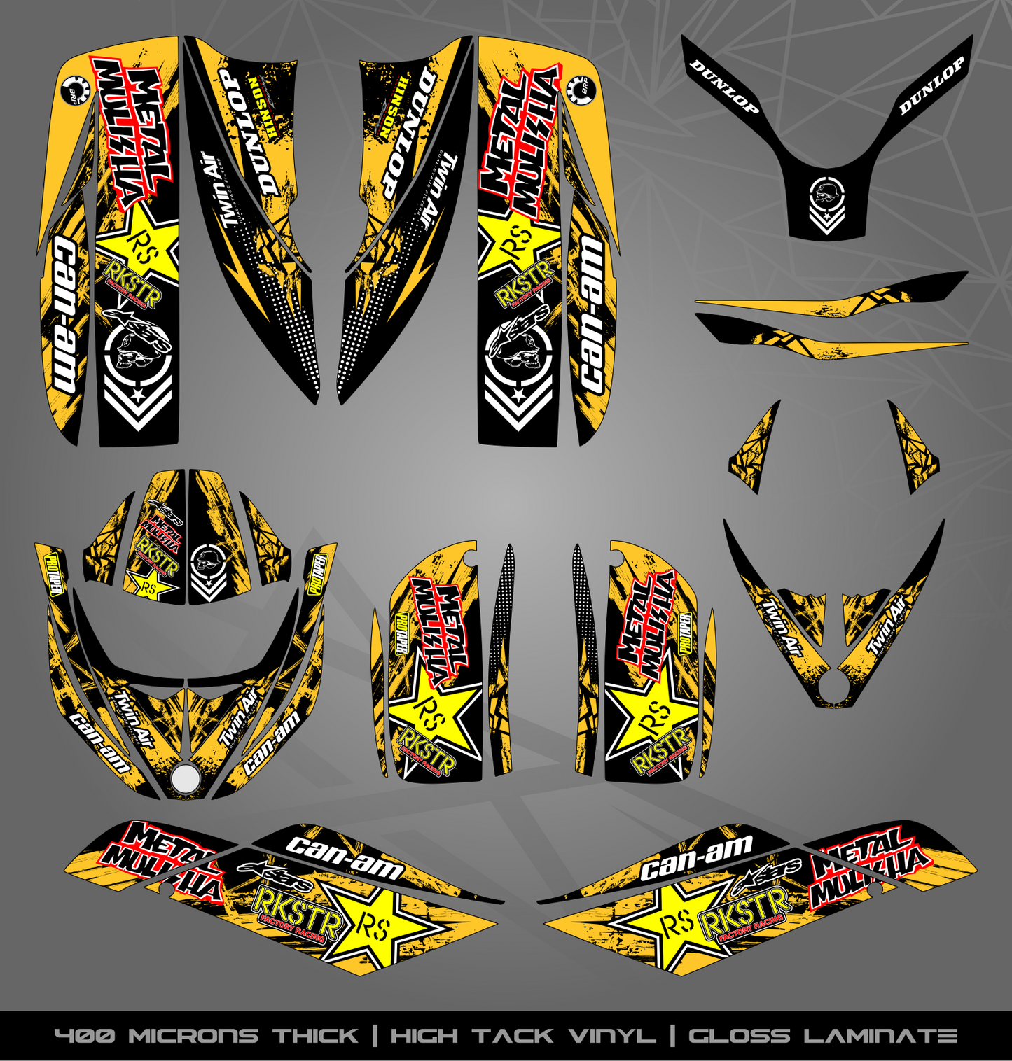 Full Sticker Kit for Bombardier DS 650