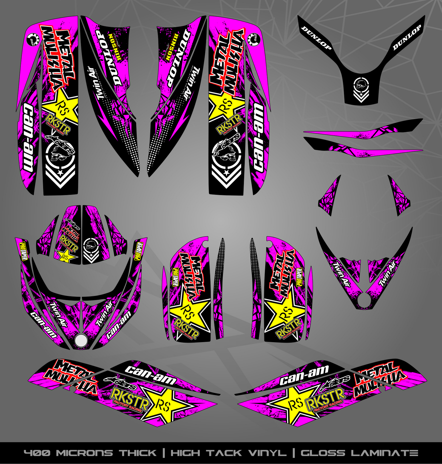 Full Sticker Kit for Bombardier DS 650