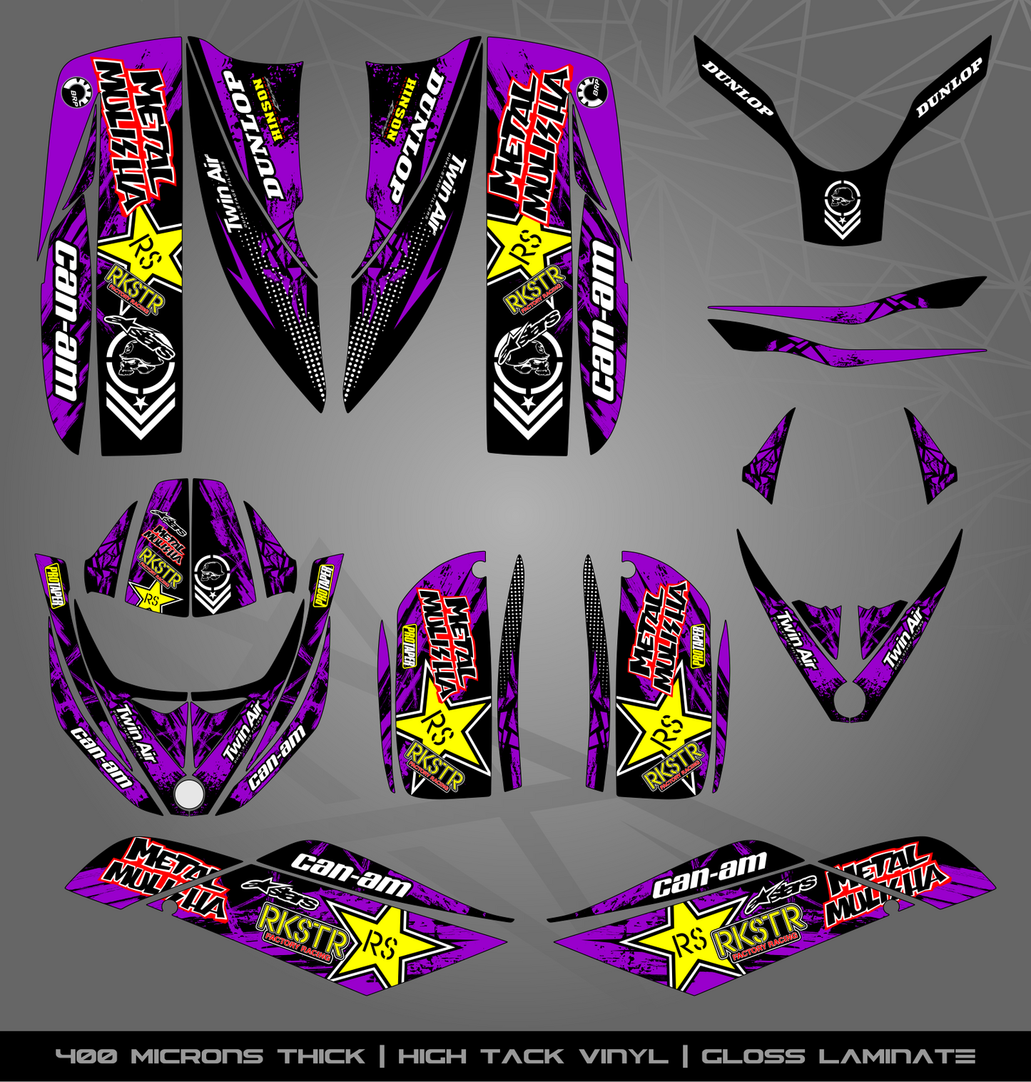 Full Sticker Kit for Bombardier DS 650