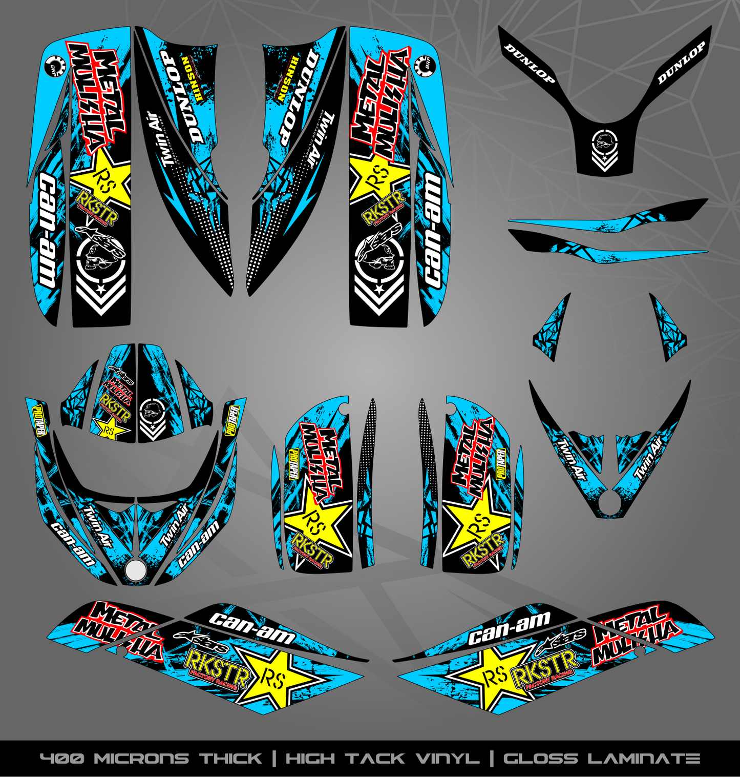 Full Sticker Kit for Bombardier DS 650