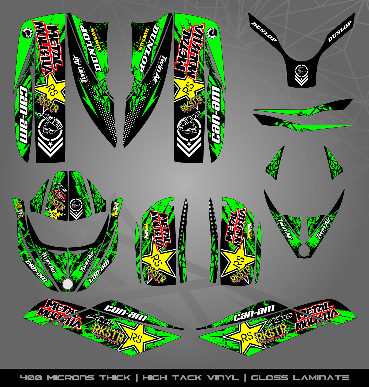Full Sticker Kit for Bombardier DS 650