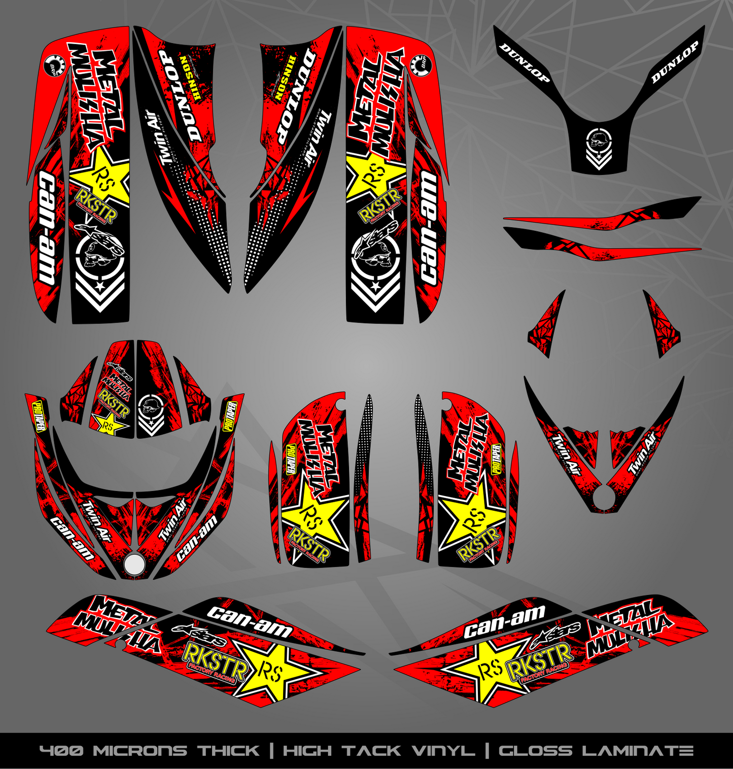 Full Sticker Kit for Bombardier DS 650
