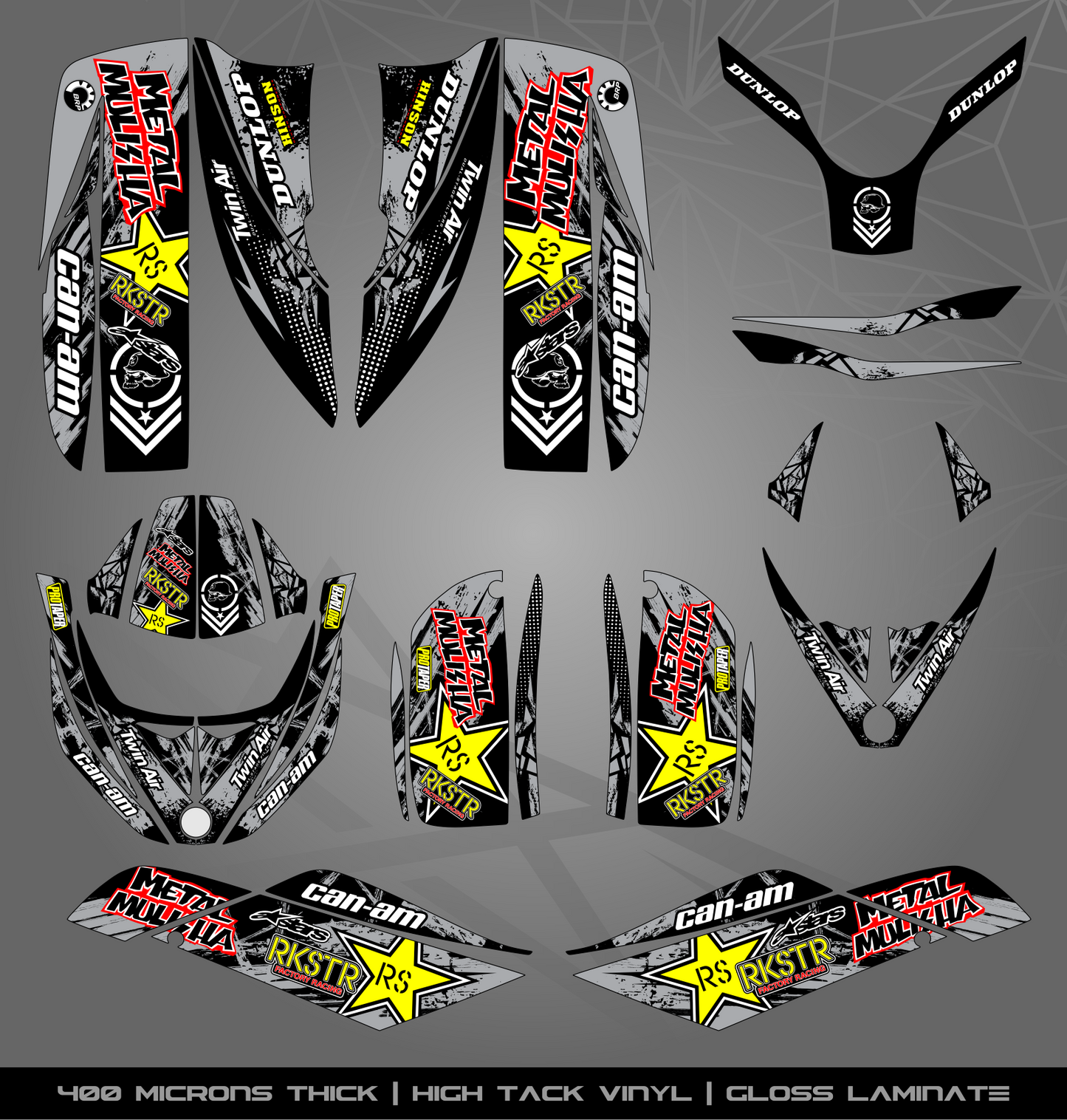 Full Sticker Kit for Bombardier DS 650