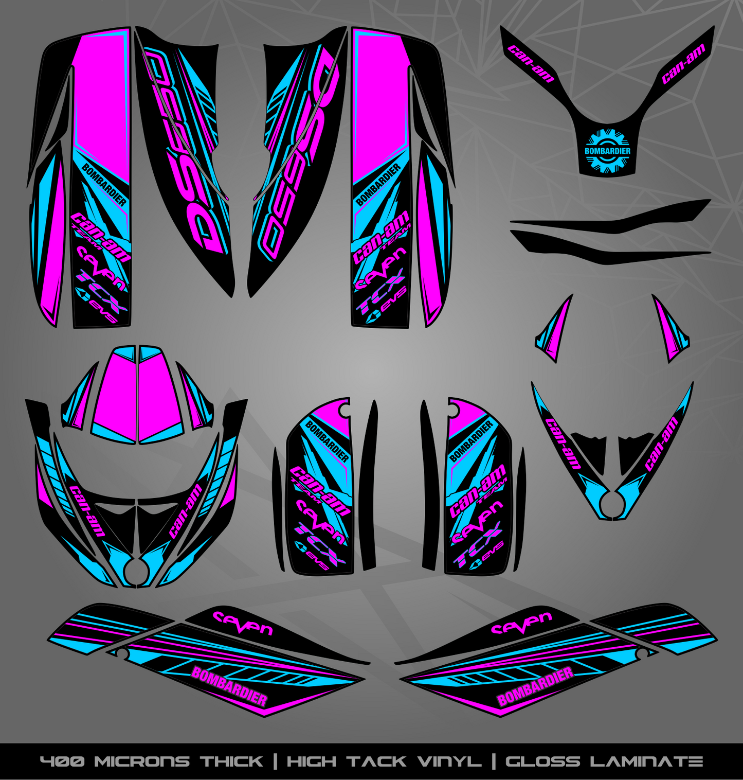 Full Sticker Kit for Bombardier DS 650
