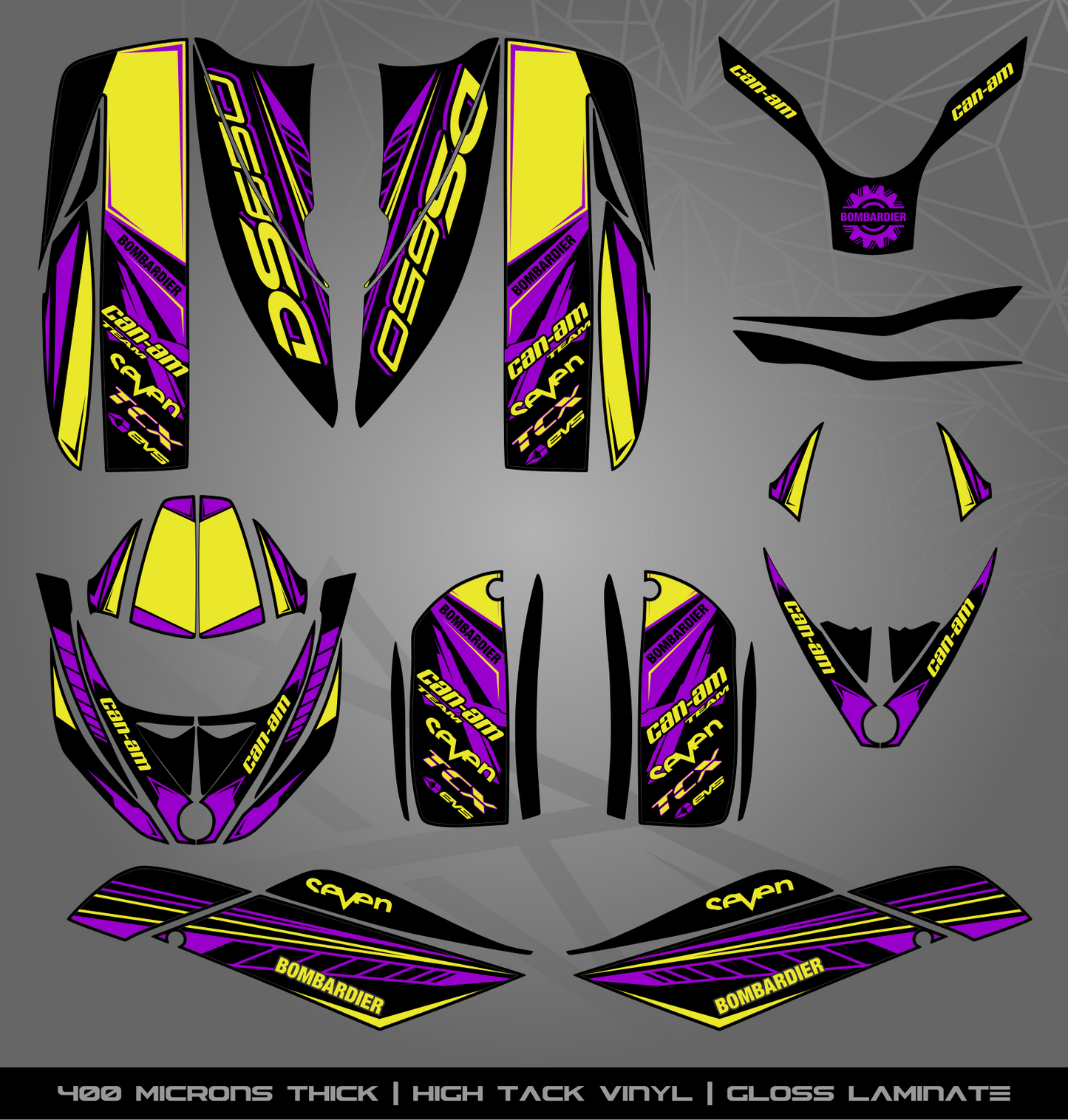 Full Sticker Kit for Bombardier DS 650