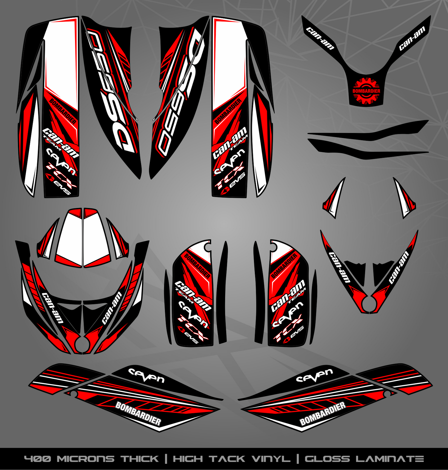 Full Sticker Kit for Bombardier DS 650