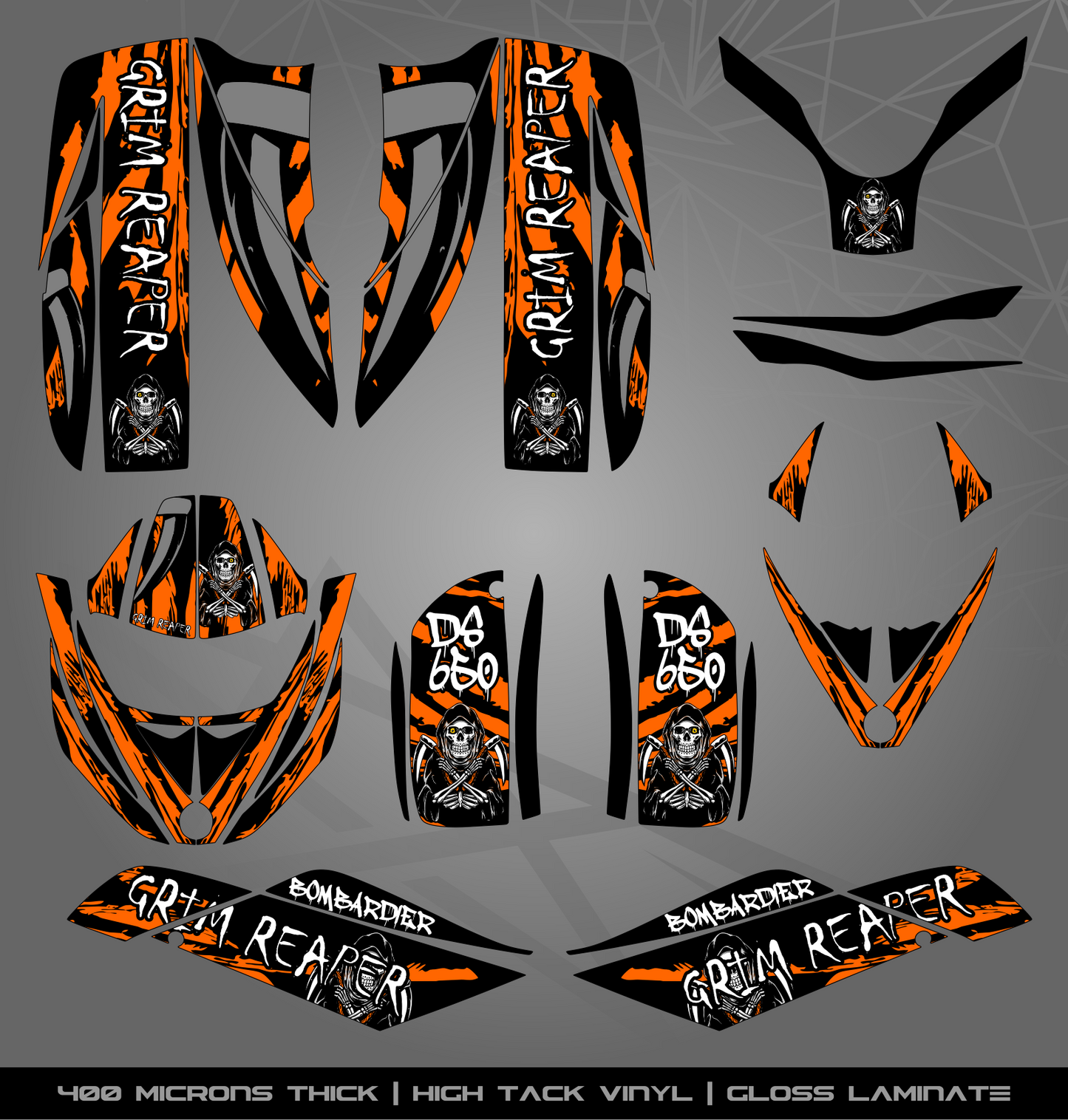 Full Sticker Kit for Bombardier DS 650
