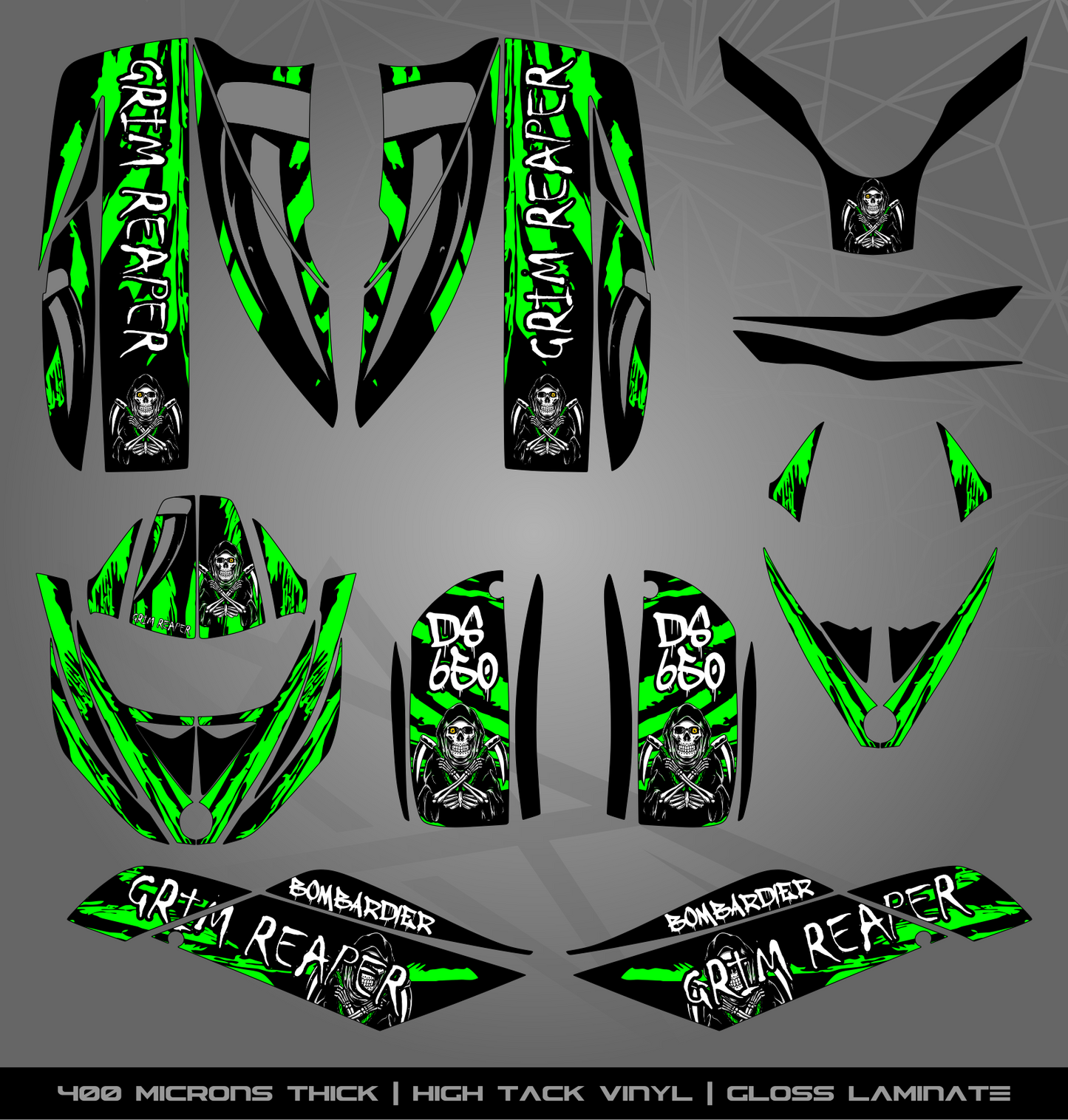 Full Sticker Kit for Bombardier DS 650