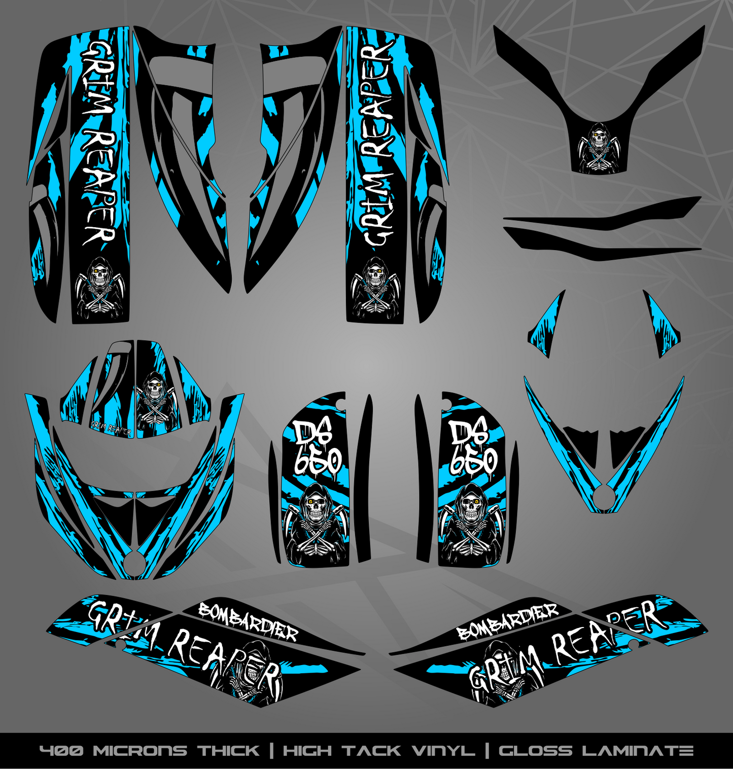 Full Sticker Kit for Bombardier DS 650