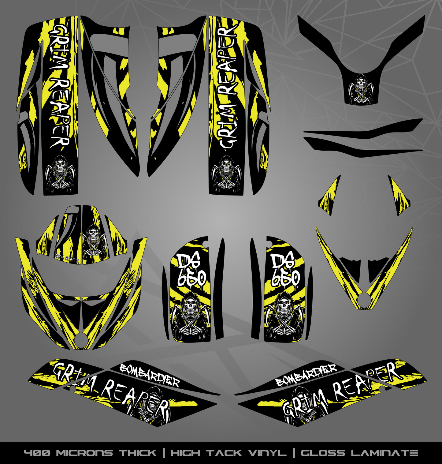 Full Sticker Kit for Bombardier DS 650