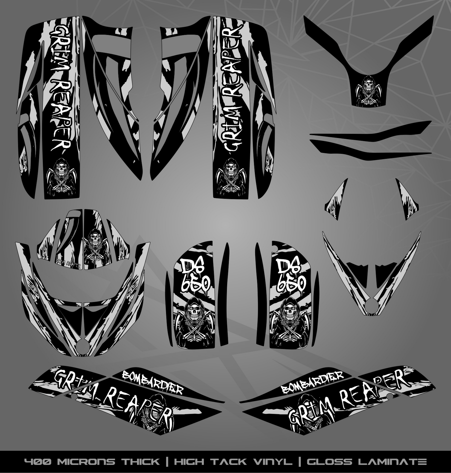 Full Sticker Kit for Bombardier DS 650