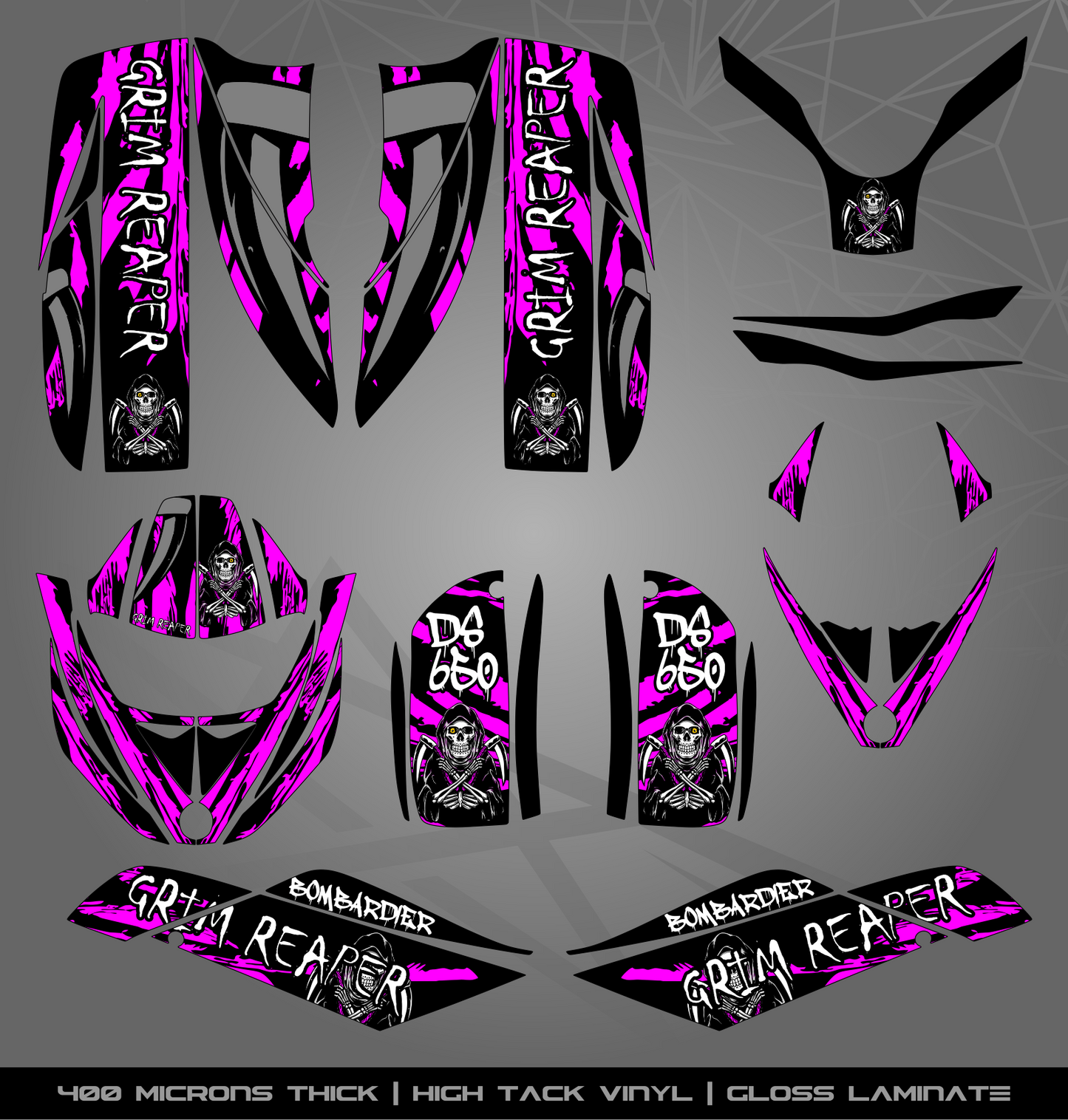 Full Sticker Kit for Bombardier DS 650