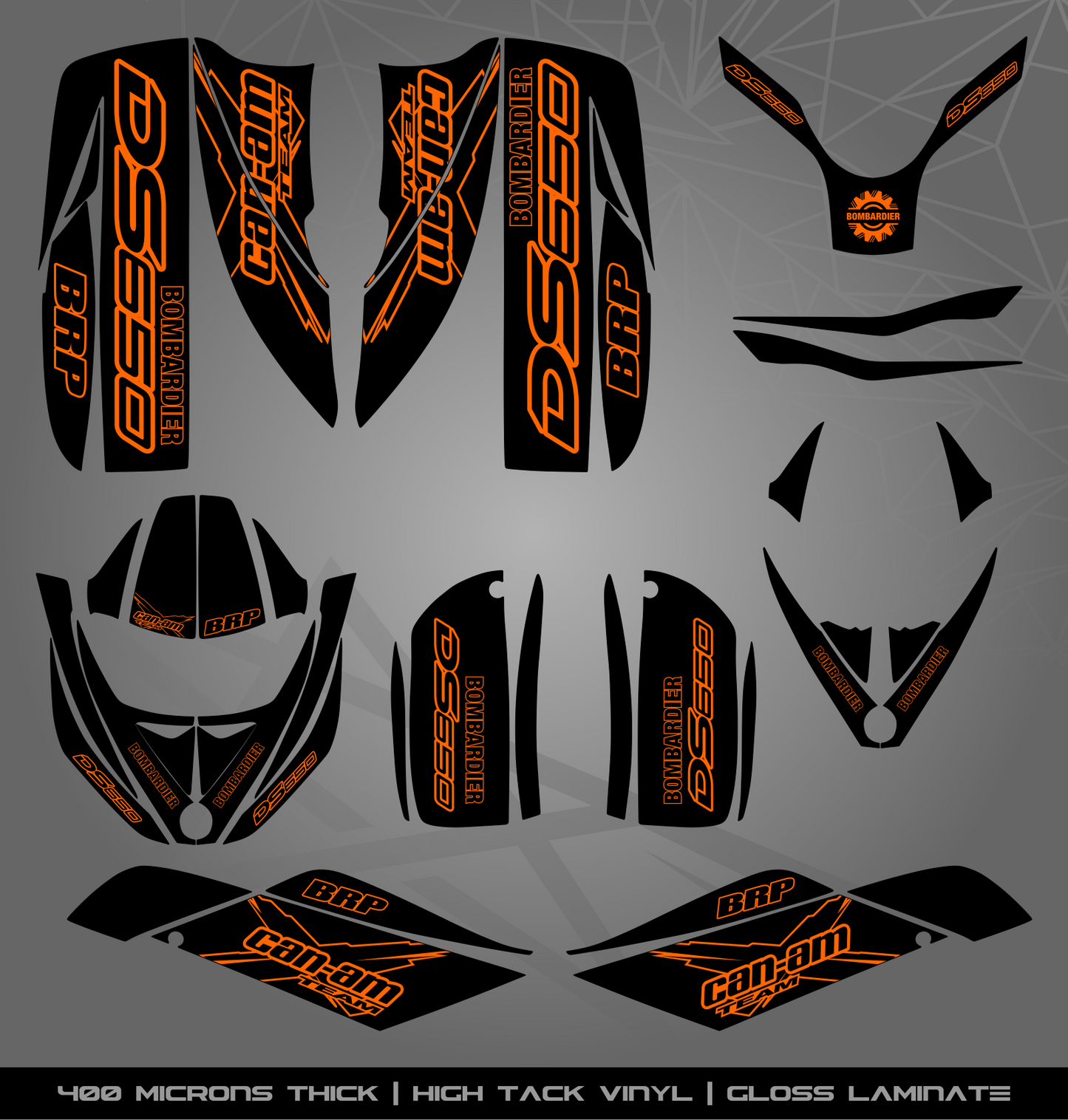 Full Sticker Kit for Bombardier DS 650