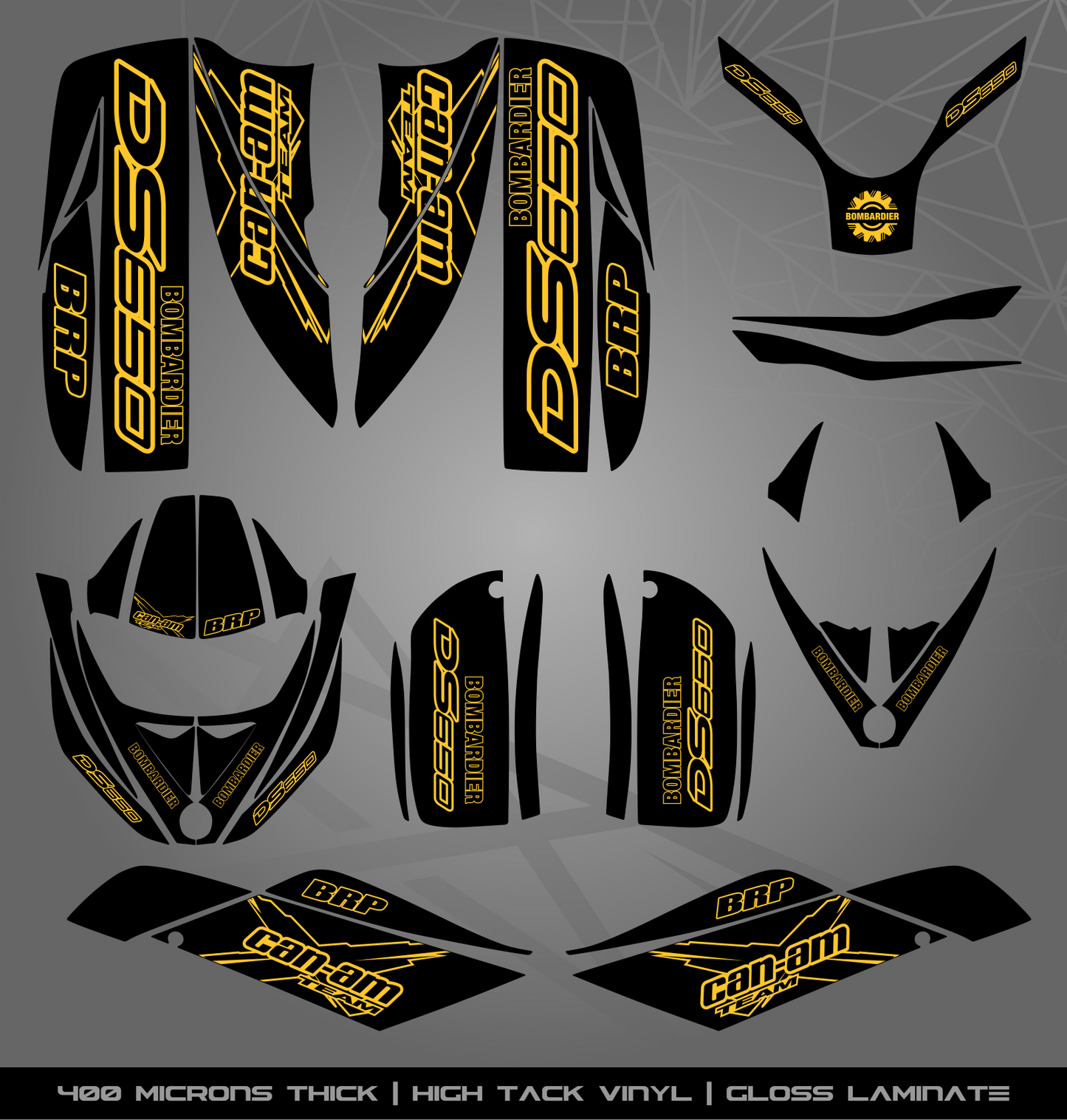Full Sticker Kit for Bombardier DS 650